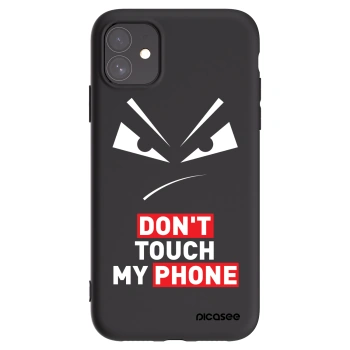 Picasee husă neagră din silicon pentru Apple iPhone 11 - Evil Eye - Transparent