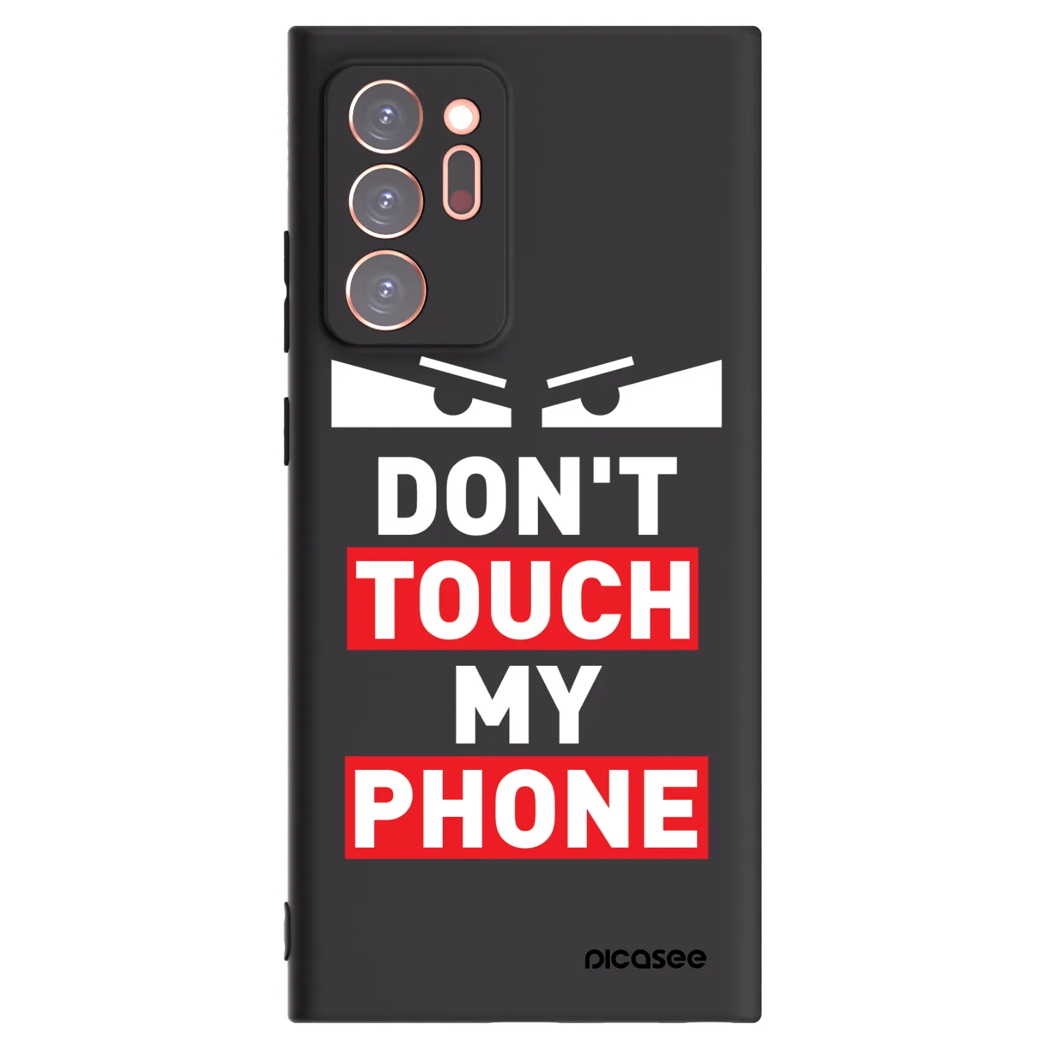 Picasee husă neagră din silicon pentru Samsung Galaxy Note 20 Ultra - Shadow Eye - Transparent