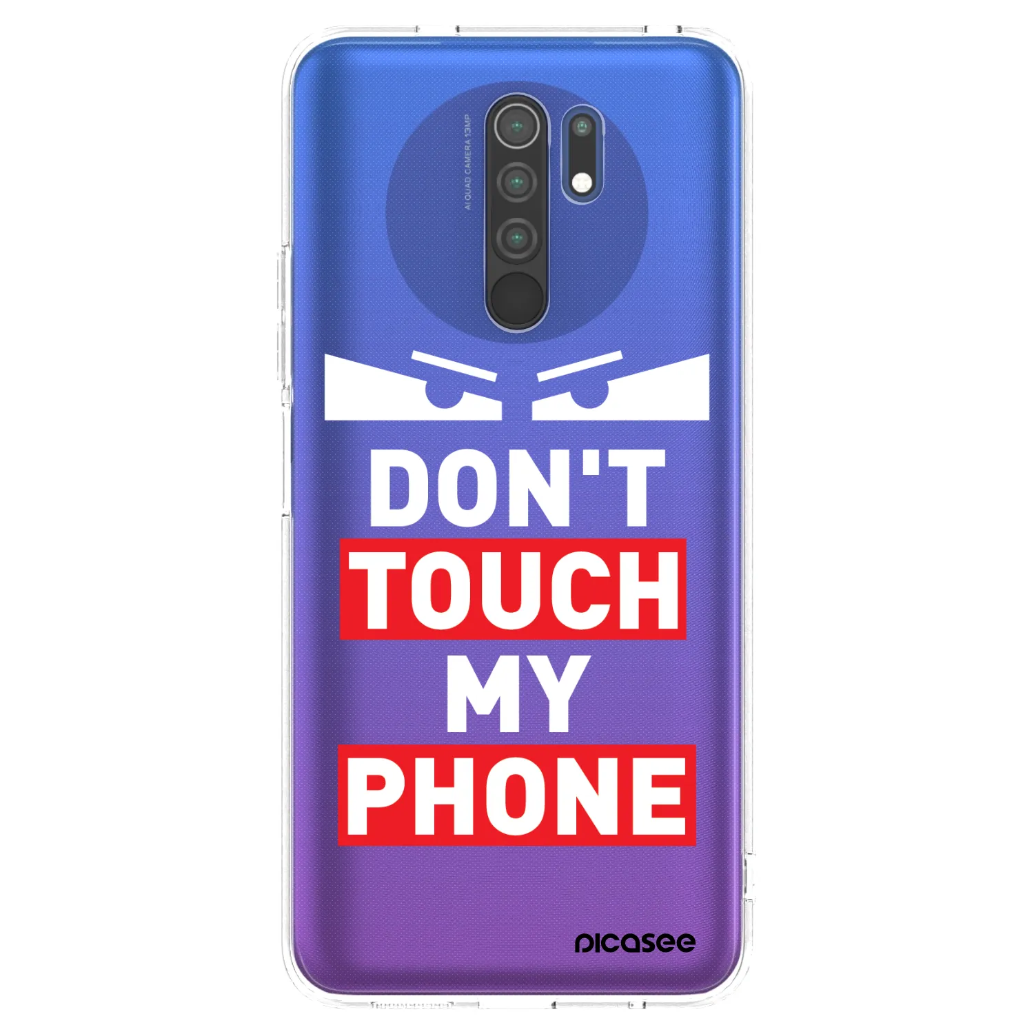 Picasee husă transparentă din silicon pentru Xiaomi Redmi 9 - Shadow Eye - Transparent