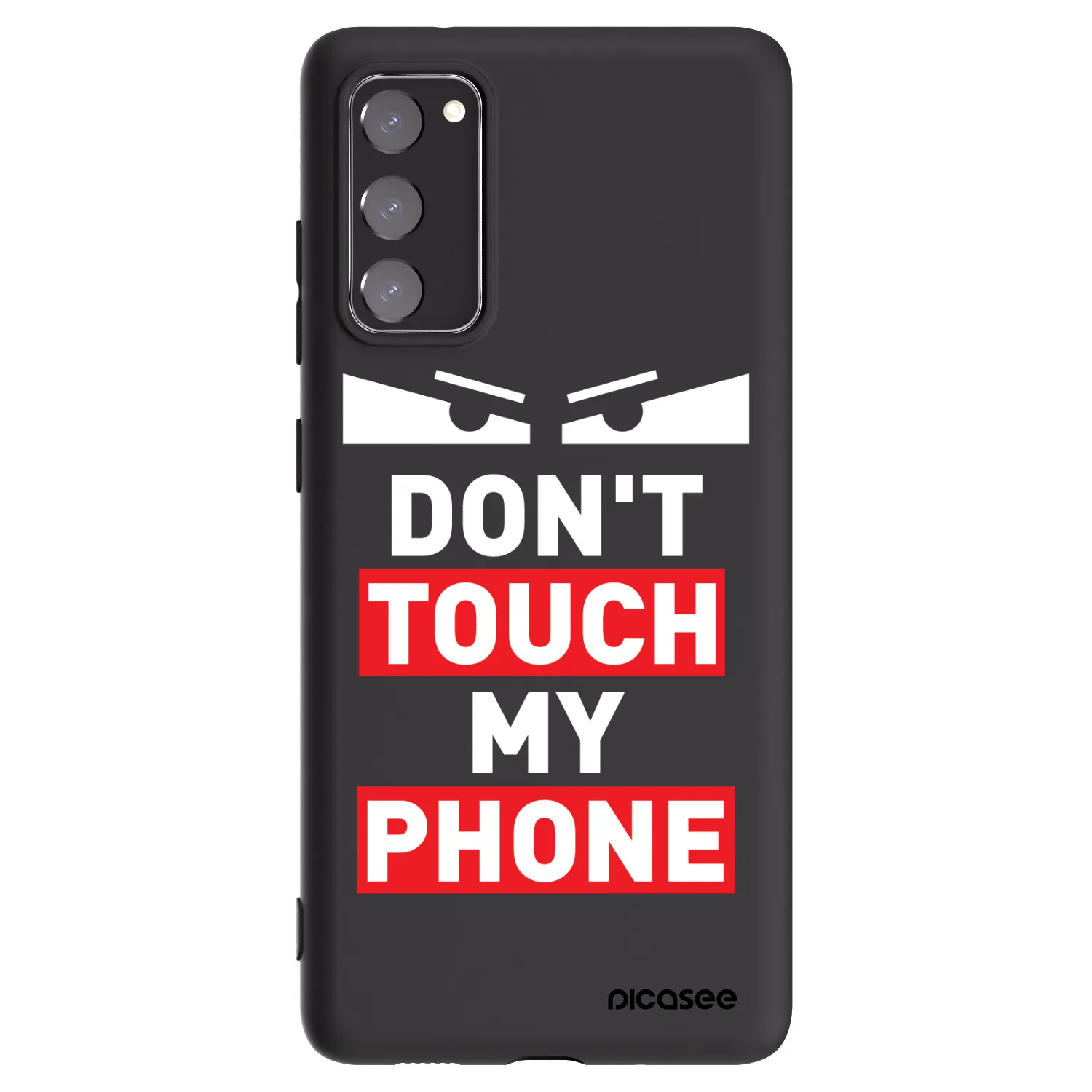 Picasee husă neagră din silicon pentru Samsung Galaxy S20 FE - Shadow Eye - Transparent