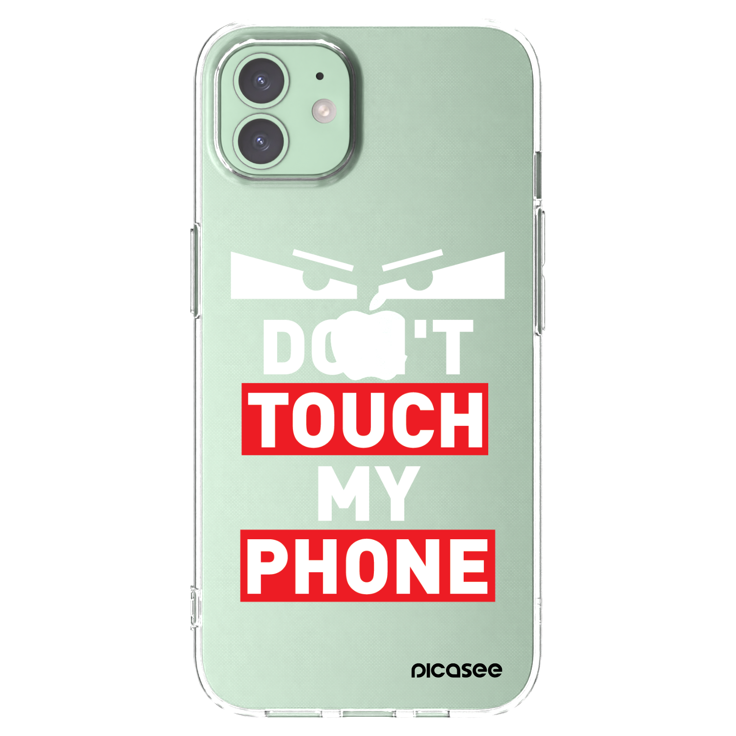 Picasee husă transparentă din silicon pentru Apple iPhone 12 - Shadow Eye - Transparent