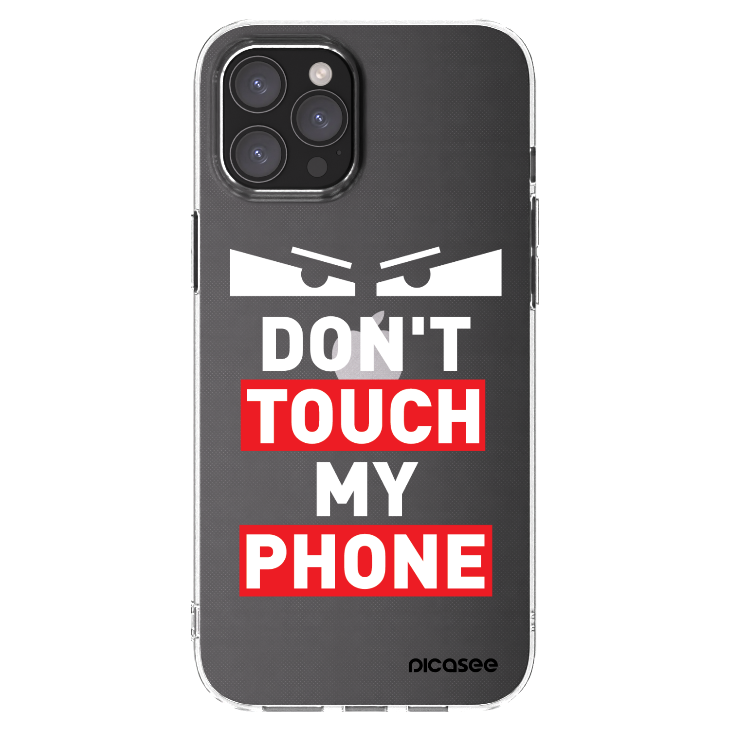 Picasee husă transparentă din silicon pentru Apple iPhone 12 Pro Max - Shadow Eye - Transparent