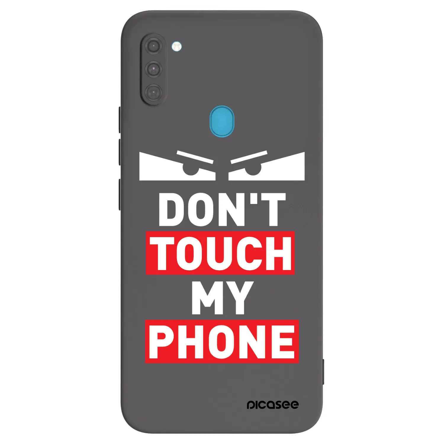 Picasee husă neagră din silicon pentru Samsung Galaxy M11 - Shadow Eye - Transparent