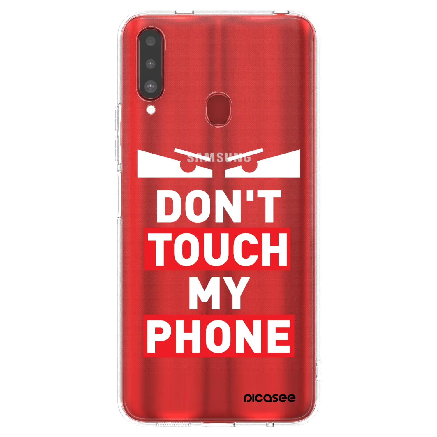 Picasee husă transparentă din silicon pentru Samsung Galaxy A20s - Shadow Eye - Transparent