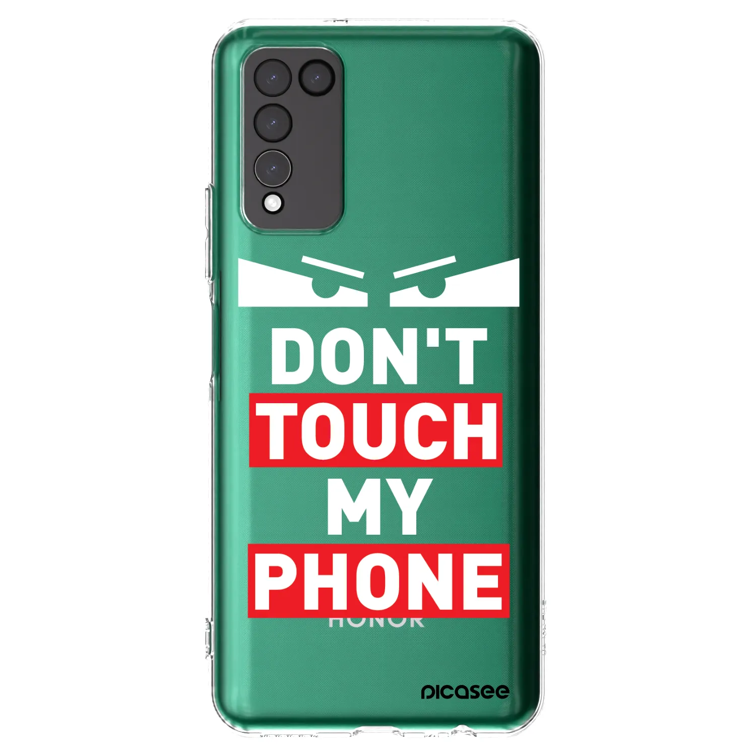 Picasee husă transparentă din silicon pentru Honor 10X Lite - Shadow Eye - Transparent