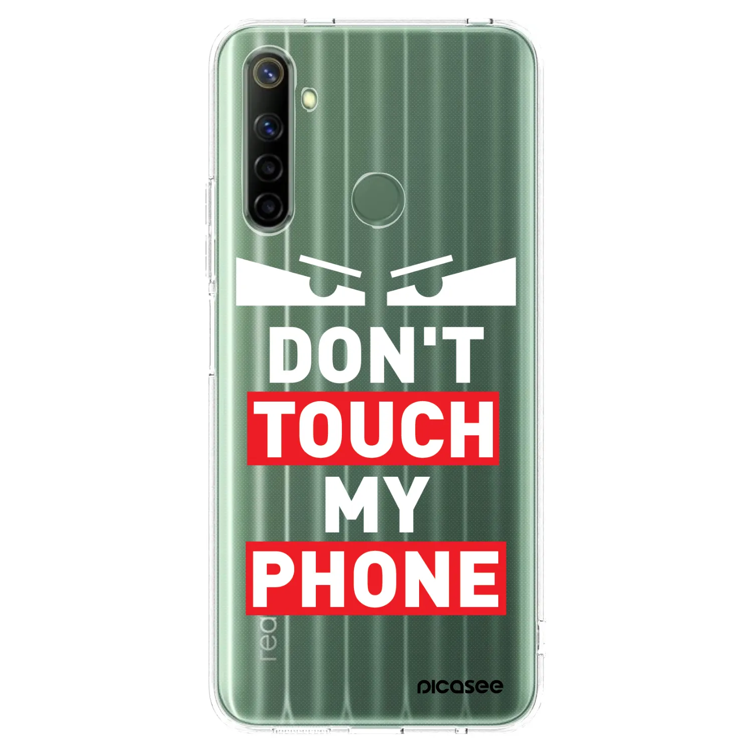 Picasee husă transparentă din silicon pentru Realme 6i - Shadow Eye - Transparent
