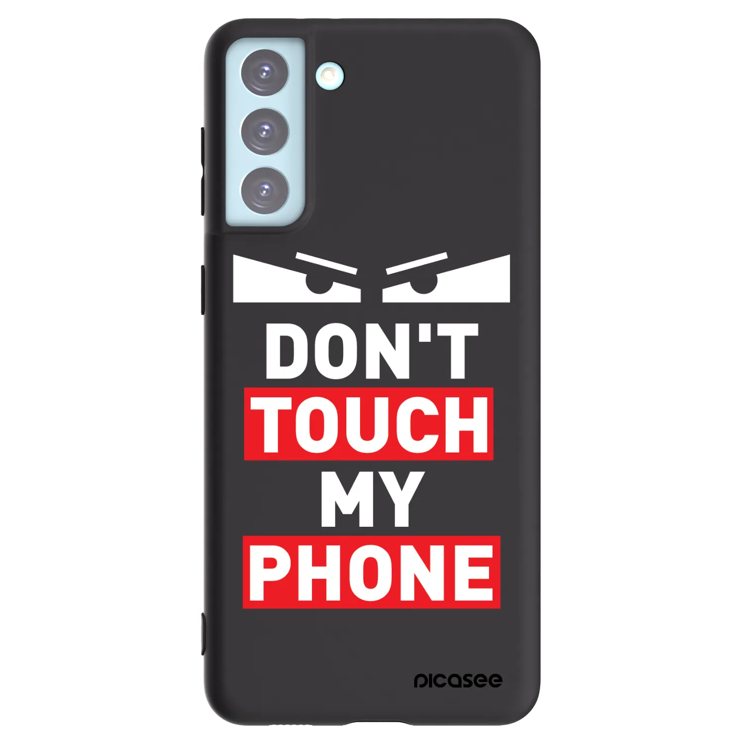 Picasee husă neagră din silicon pentru Samsung Galaxy S21+ 5G G996F - Shadow Eye - Transparent