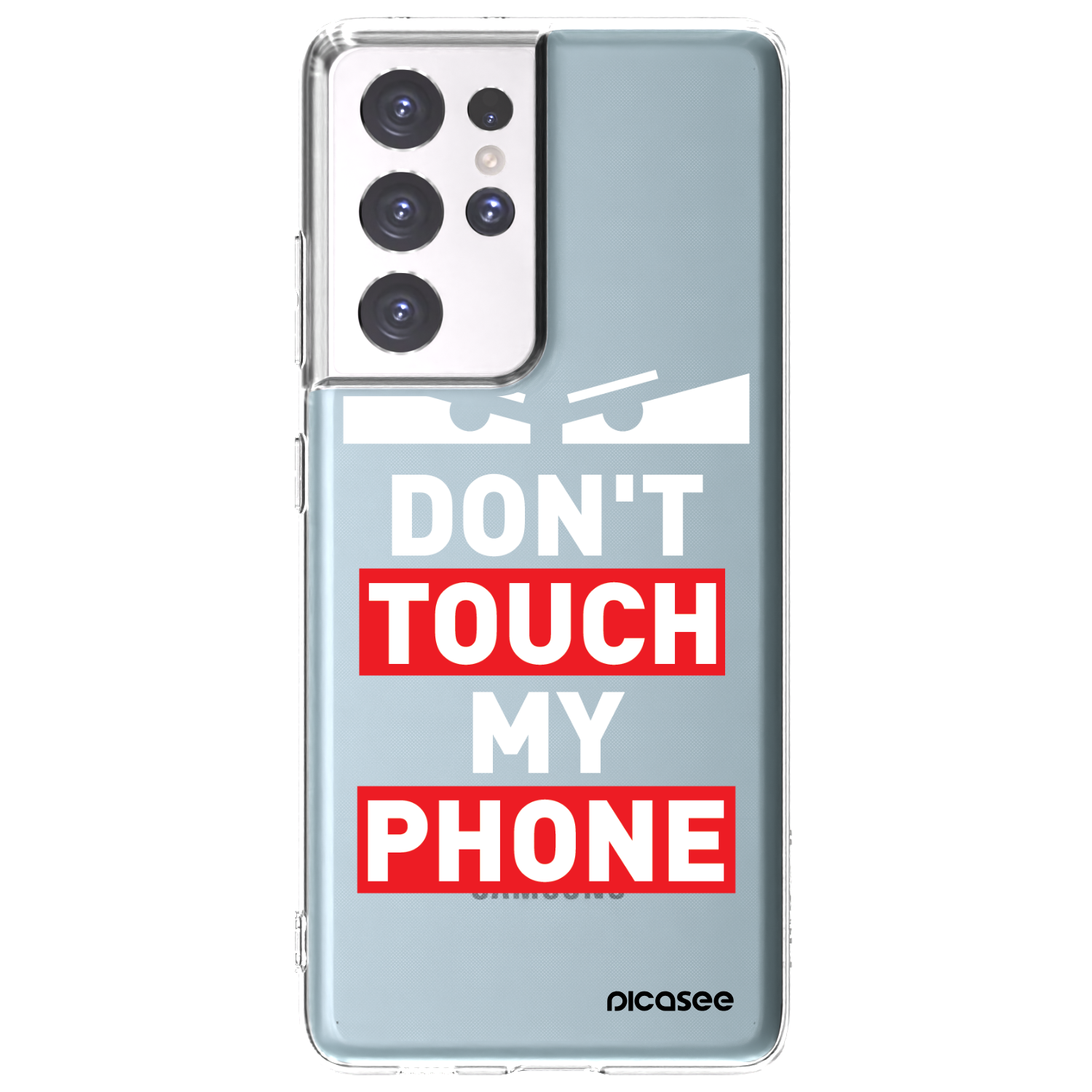 Picasee husă transparentă din silicon pentru Samsung Galaxy S21 Ultra 5G G998B - Shadow Eye - Transparent