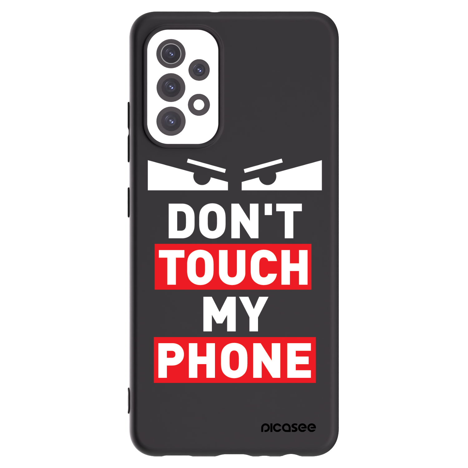 Picasee husă neagră din silicon pentru Samsung Galaxy A32 5G A326B - Shadow Eye - Transparent