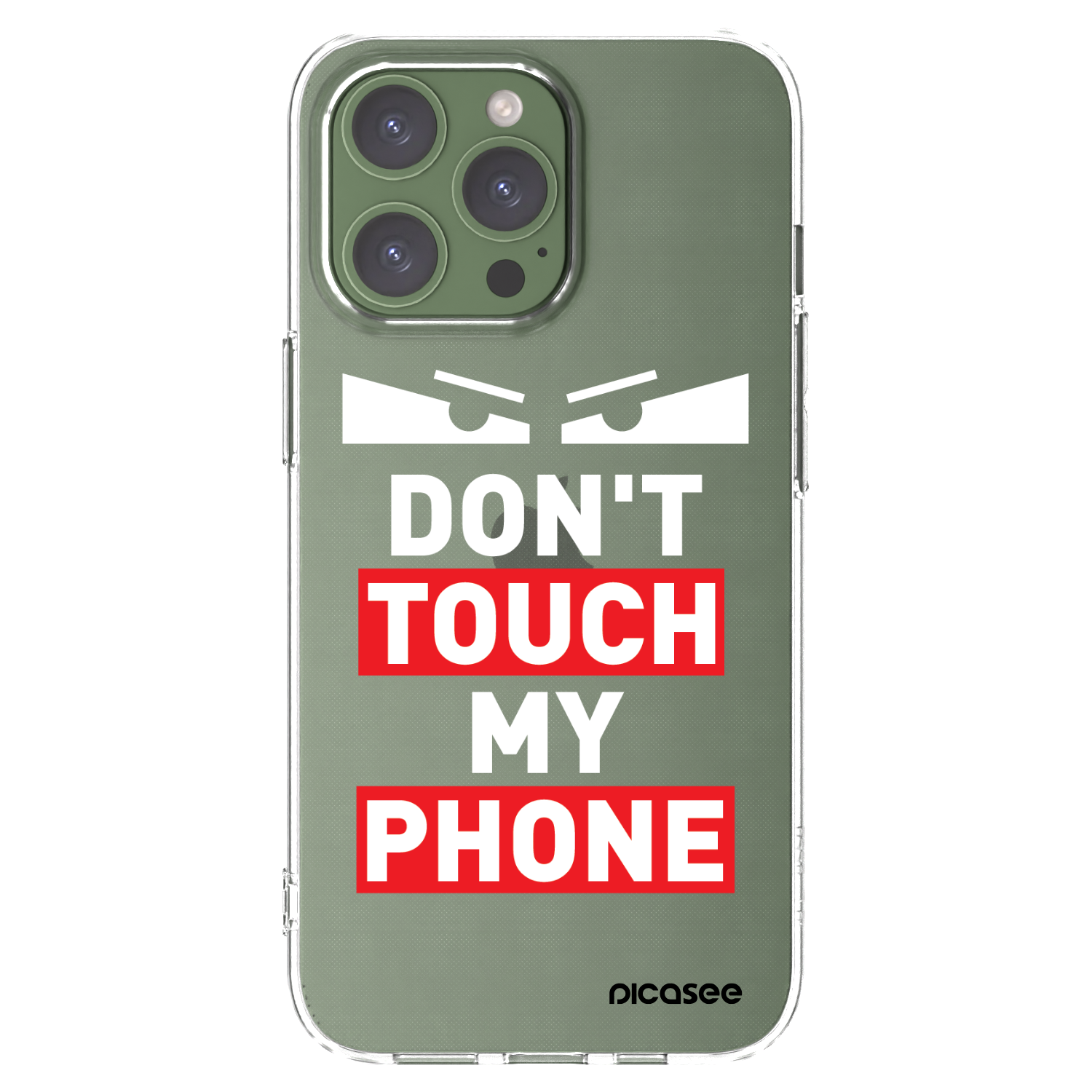 Picasee husă transparentă din silicon pentru Apple iPhone 13 Pro - Shadow Eye - Transparent