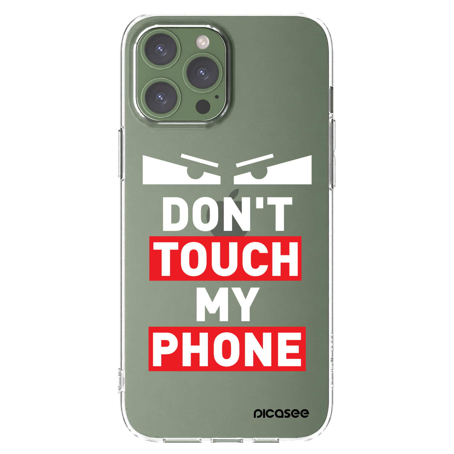 Picasee husă transparentă din silicon pentru Apple iPhone 13 Pro Max - Shadow Eye - Transparent