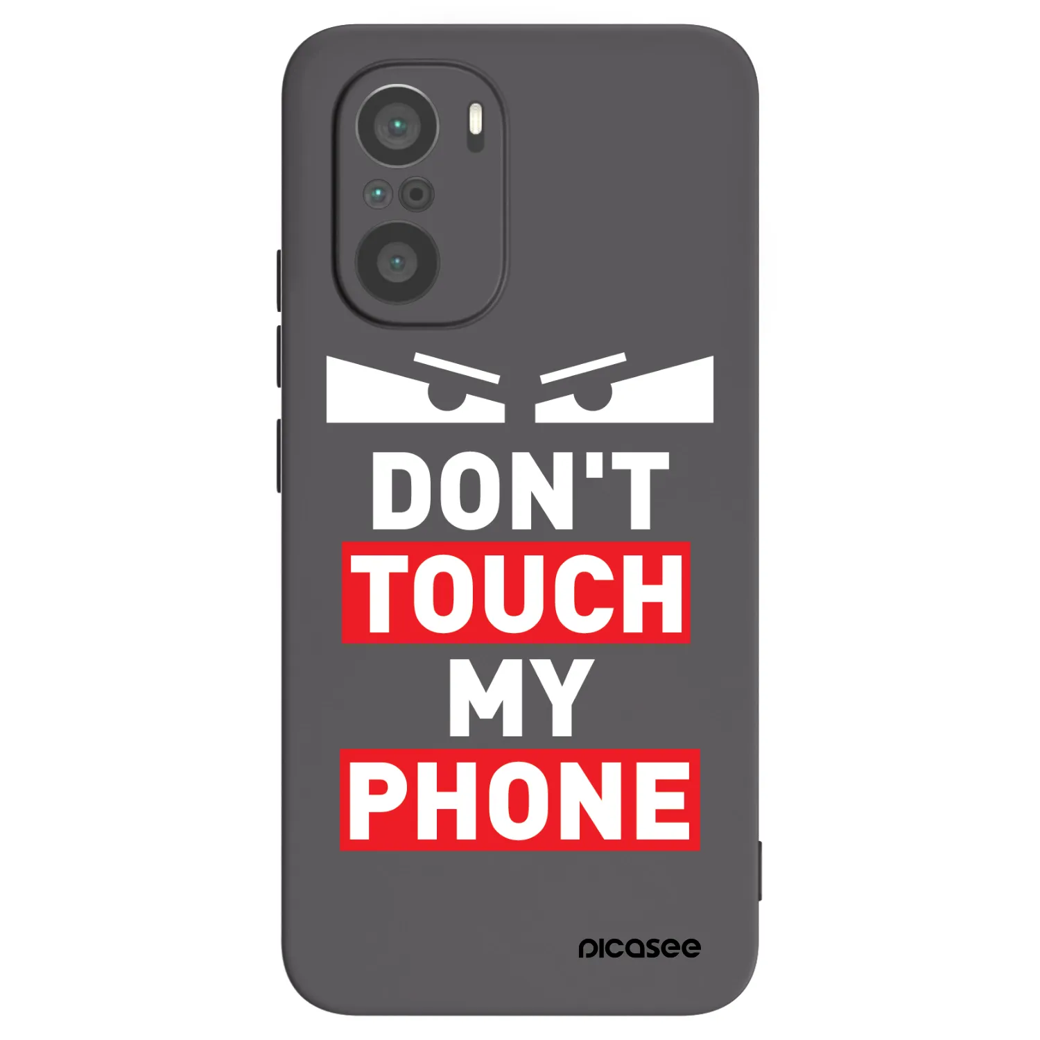 Picasee husă neagră din silicon pentru Xiaomi Poco F3 - Shadow Eye - Transparent