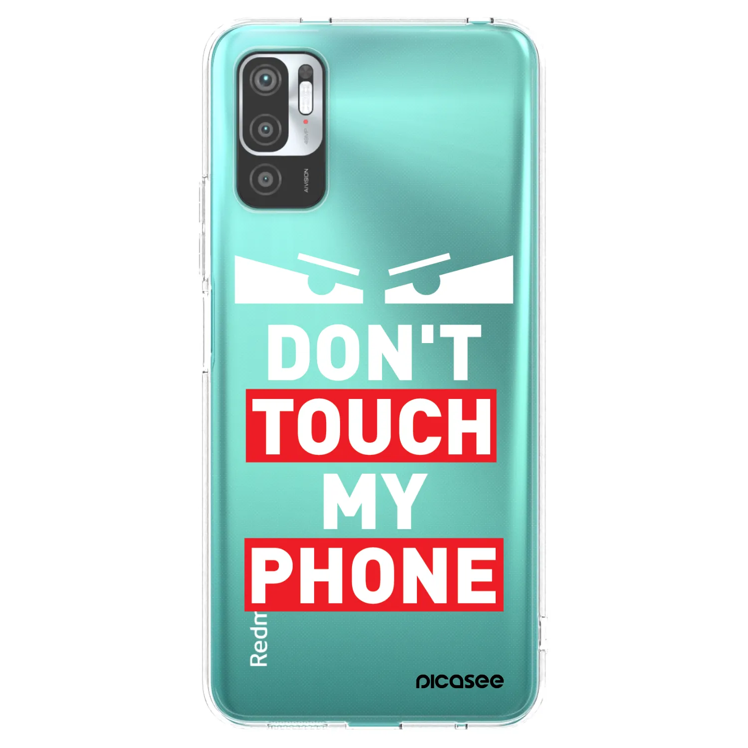 Picasee husă transparentă din silicon pentru Xiaomi Redmi Note 10 5G - Shadow Eye - Transparent