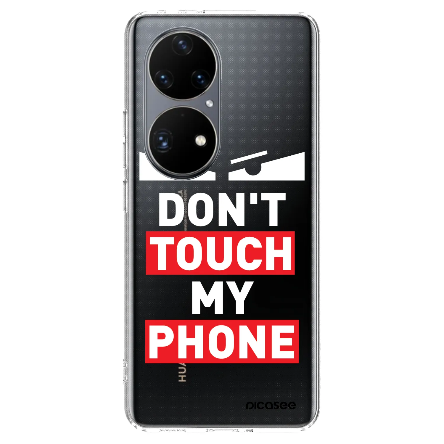 Picasee husă transparentă din silicon pentru Huawei P50 - Shadow Eye - Transparent