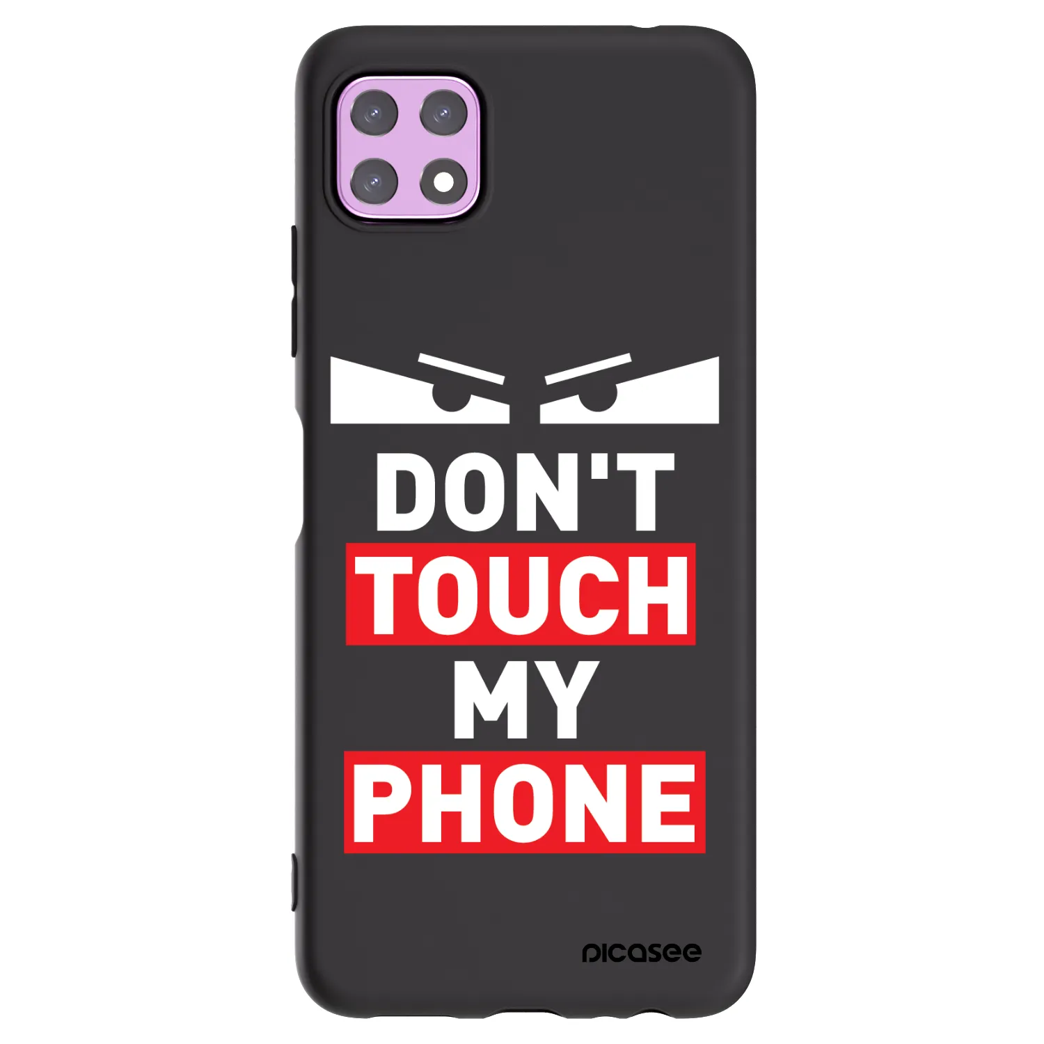 Picasee husă neagră din silicon pentru Samsung Galaxy A22 A226B 5G - Shadow Eye - Transparent