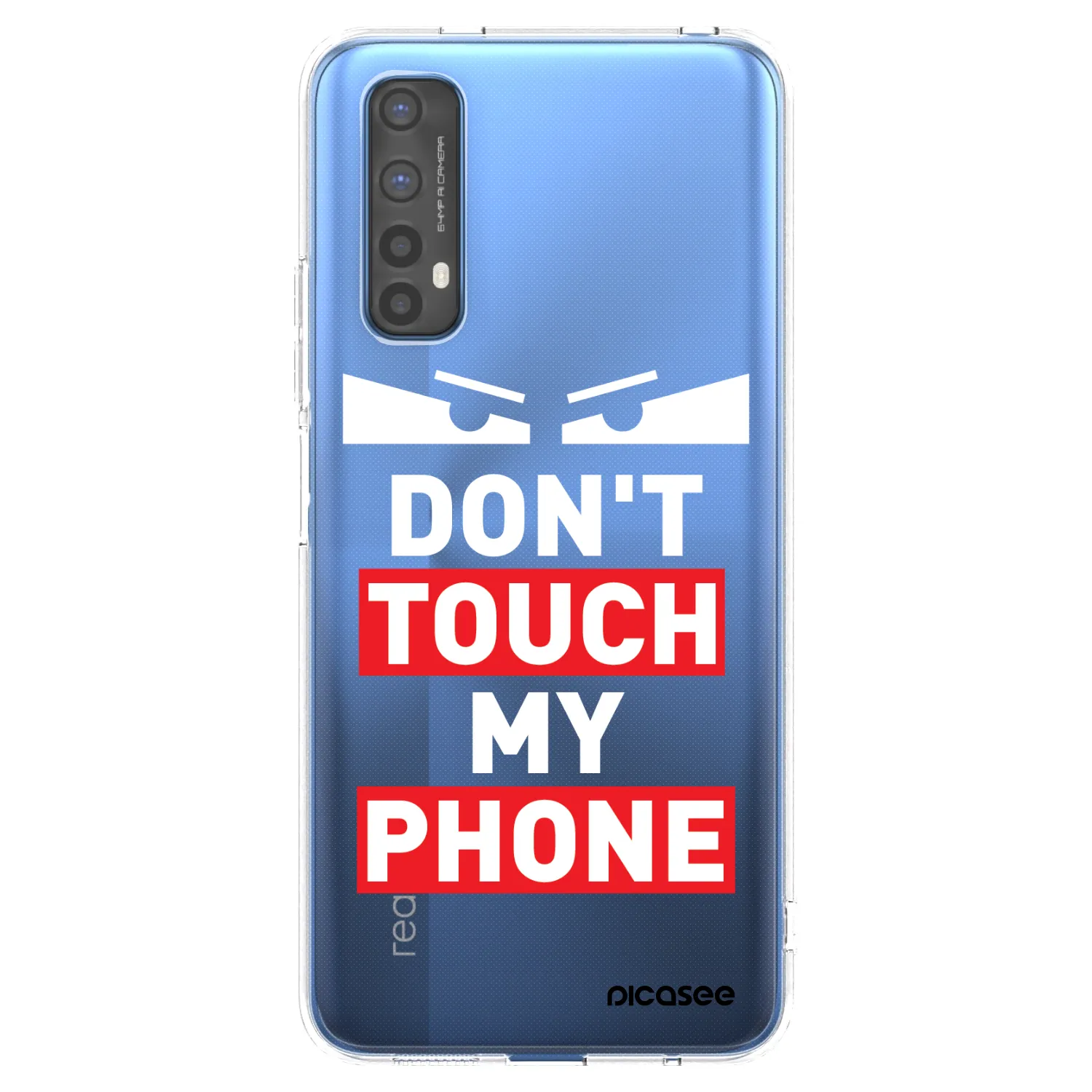 Picasee husă transparentă din silicon pentru Realme 7 - Shadow Eye - Transparent