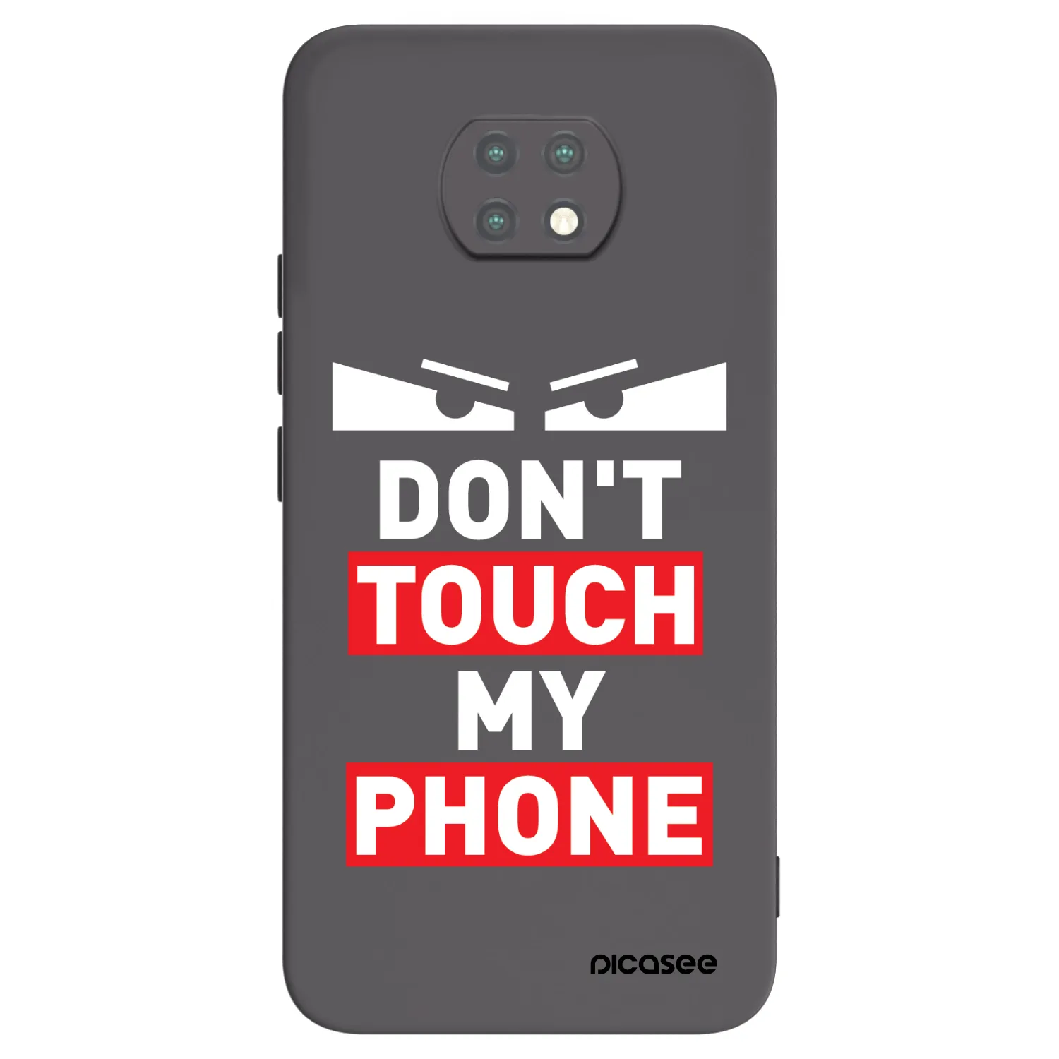 Picasee husă neagră din silicon pentru Xiaomi Redmi Note 9T - Shadow Eye - Transparent