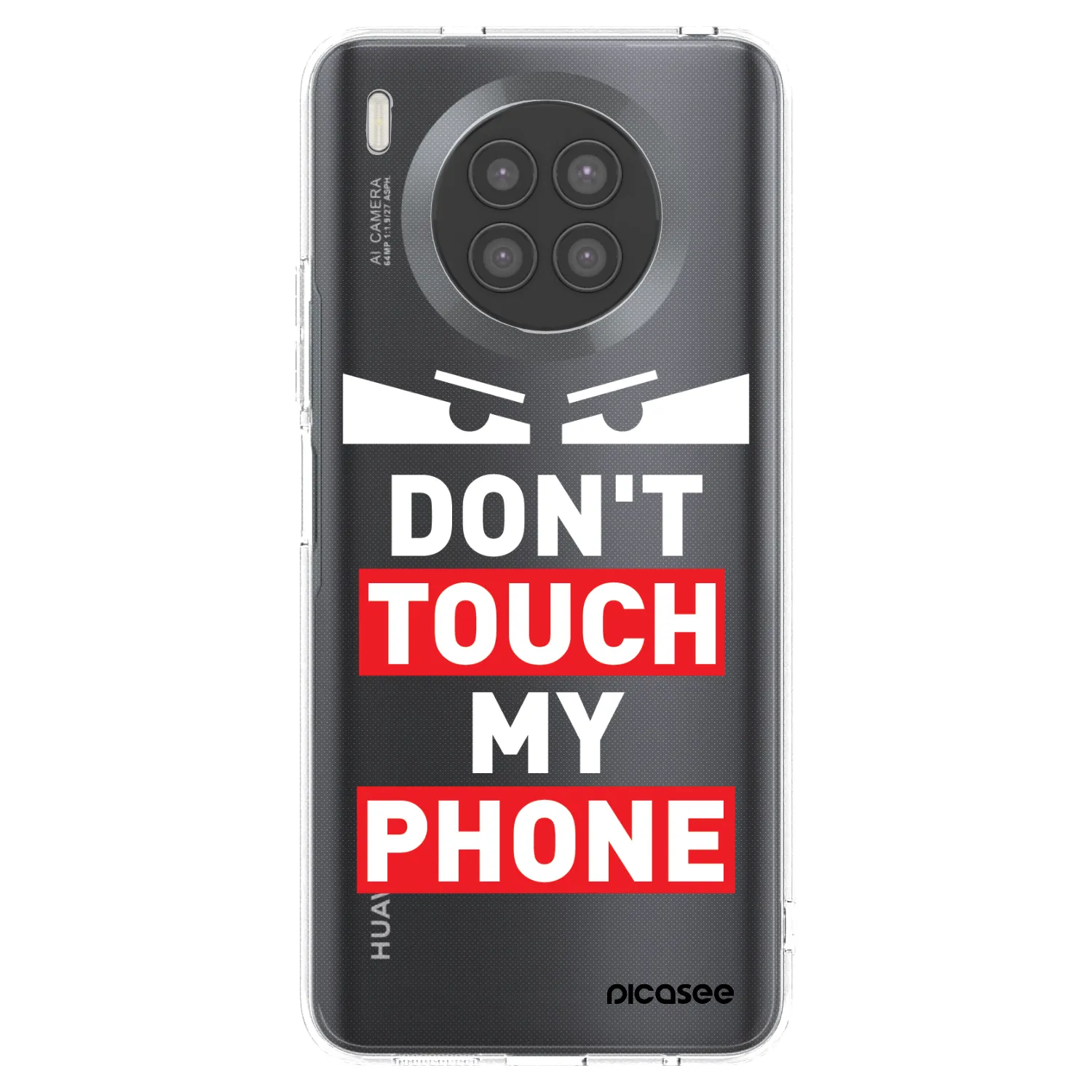 Picasee husă transparentă din silicon pentru Huawei Nova 8i - Shadow Eye - Transparent