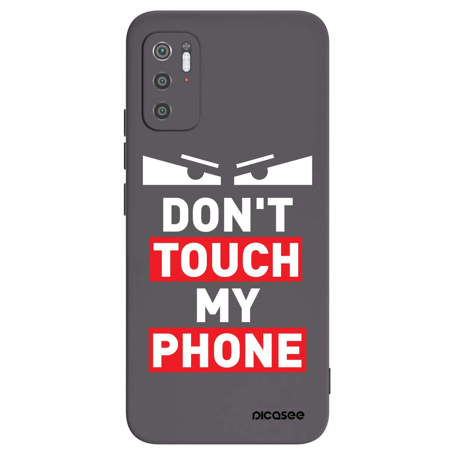 Picasee husă neagră din silicon pentru Xiaomi Poco M3 Pro 5G - Shadow Eye - Transparent