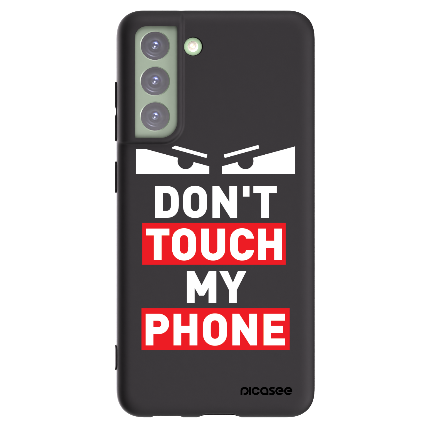 Picasee husă neagră din silicon pentru Samsung Galaxy S21 FE 5G - Shadow Eye - Transparent