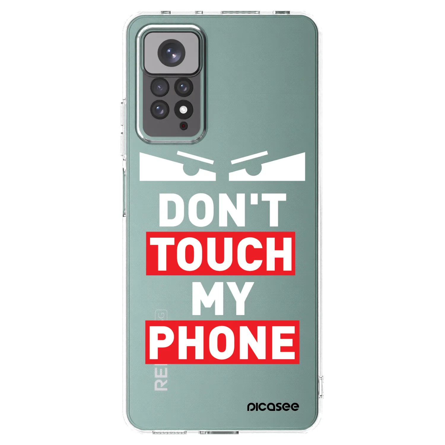 Picasee husă transparentă din silicon pentru Xiaomi Redmi Note 11S 4G - Shadow Eye - Transparent