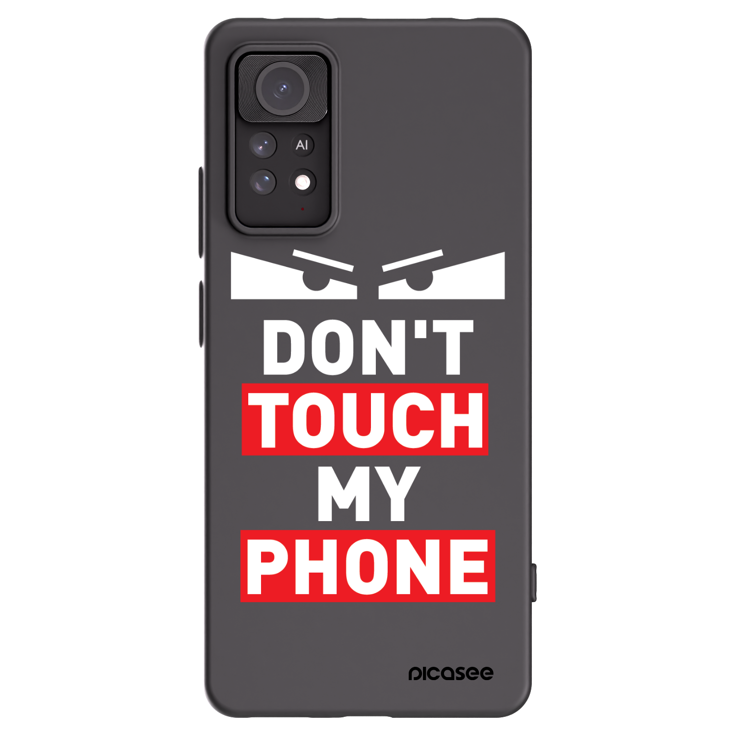 Picasee husă neagră din silicon pentru Xiaomi Redmi Note 11 Pro - Shadow Eye - Transparent