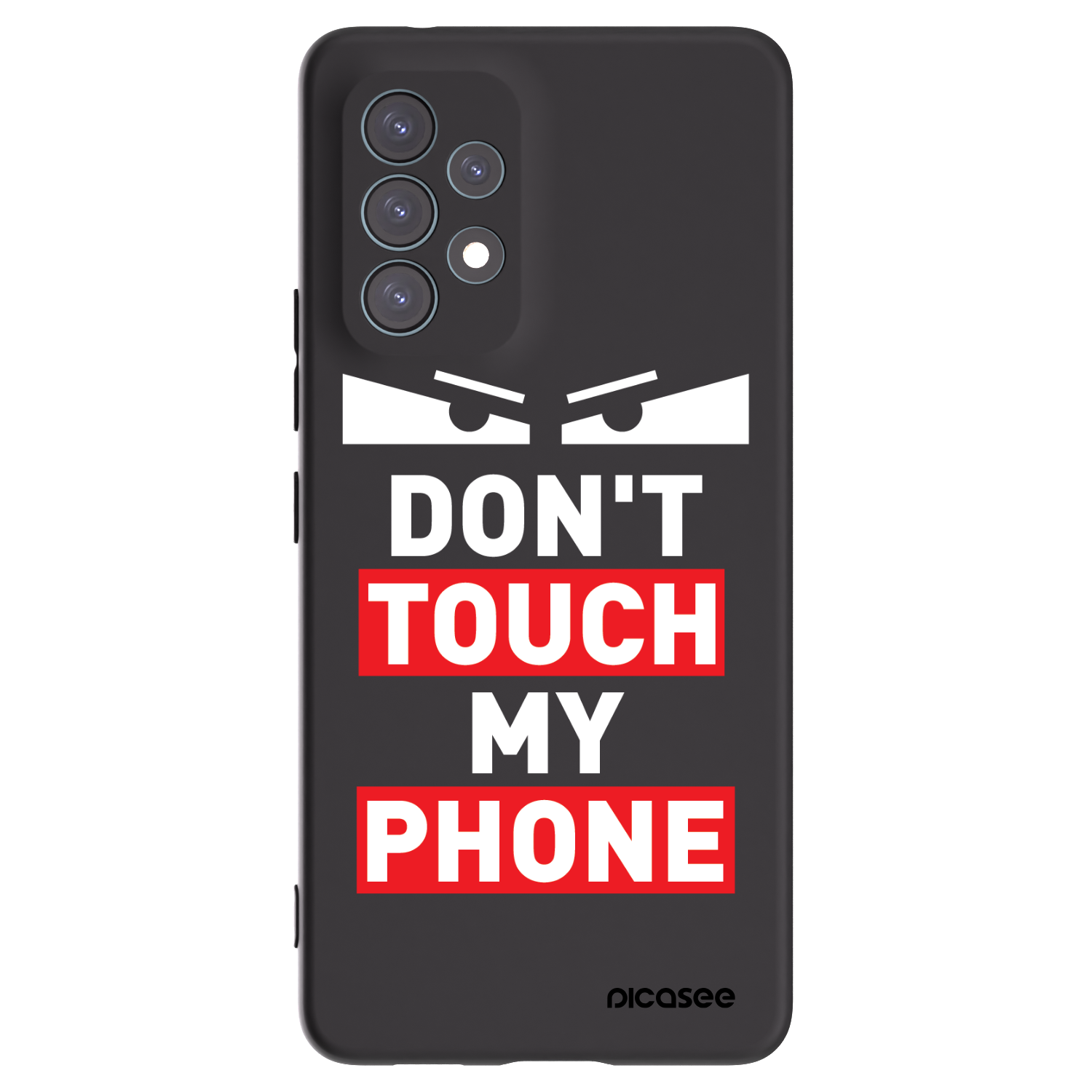 Picasee husă neagră din silicon pentru Samsung Galaxy A53 5G A536 - Shadow Eye - Transparent