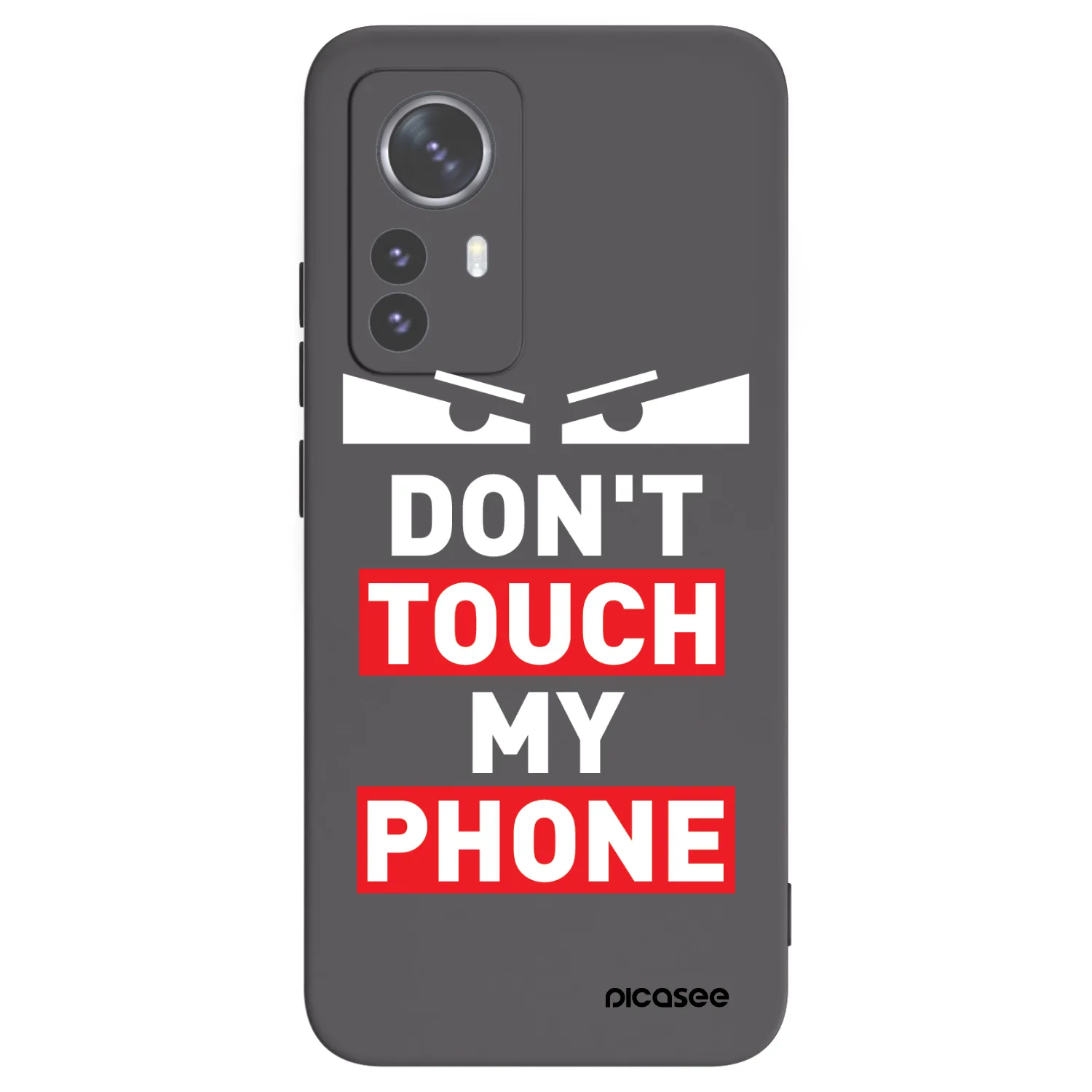 Picasee husă neagră din silicon pentru Xiaomi 12 Pro - Shadow Eye - Transparent