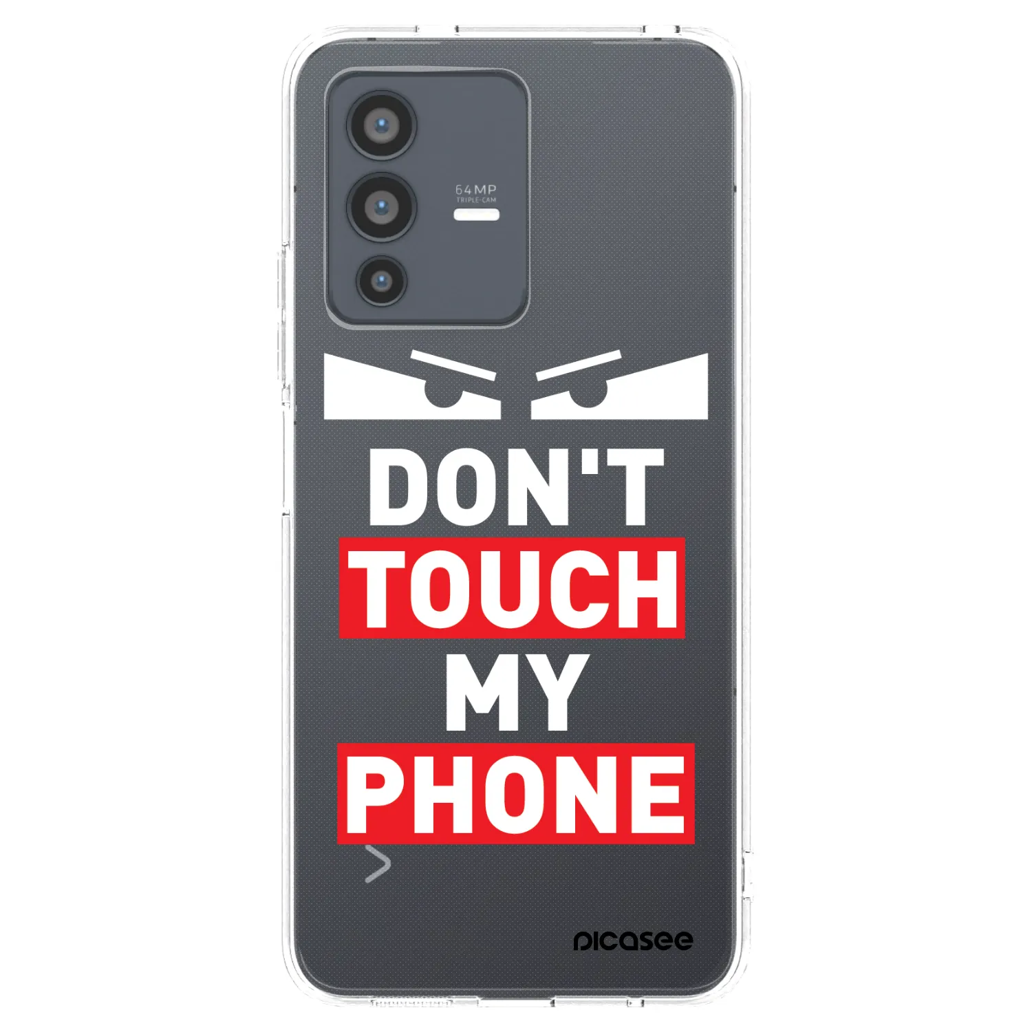 Picasee husă transparentă din silicon pentru Vivo V23 5G - Shadow Eye - Transparent