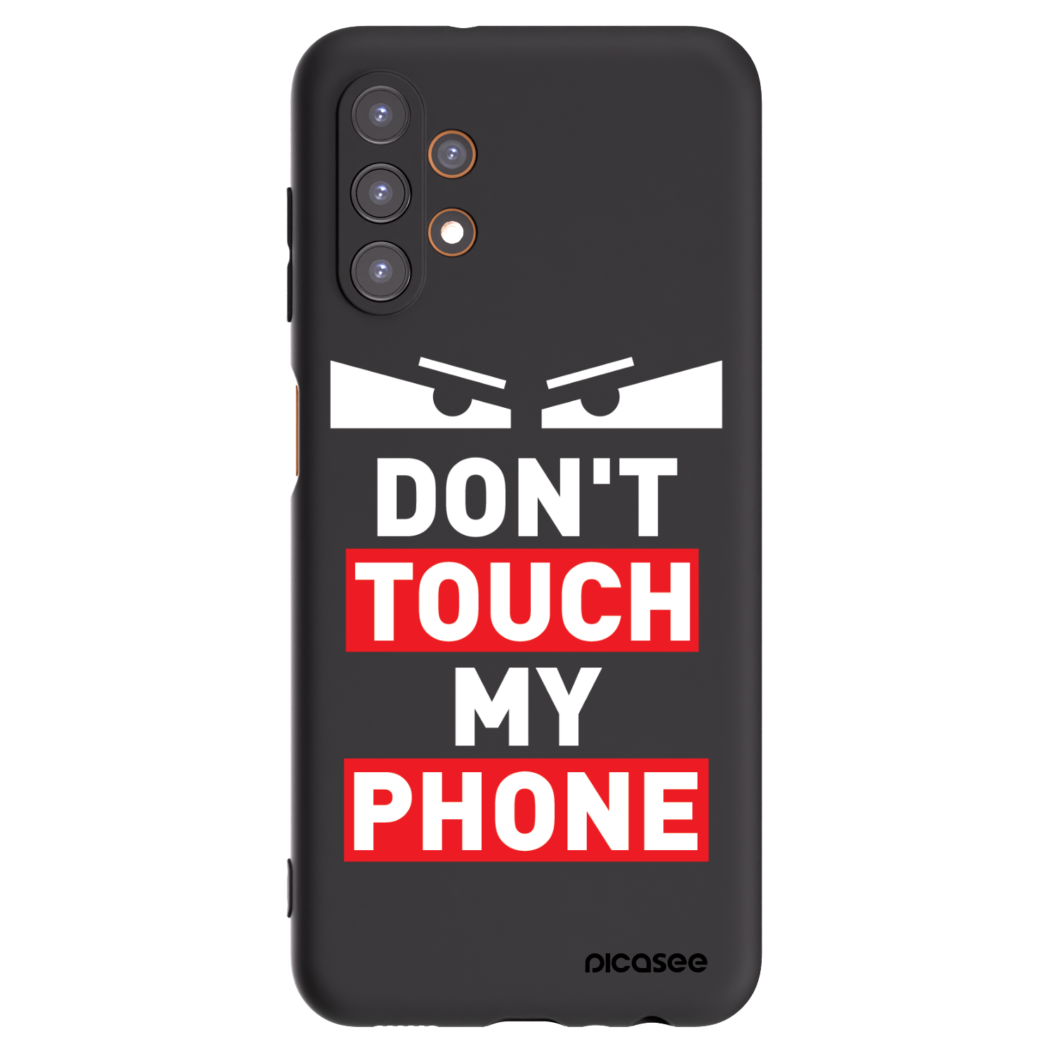 Picasee husă neagră din silicon pentru Samsung Galaxy A13 4G A135 - Shadow Eye - Transparent