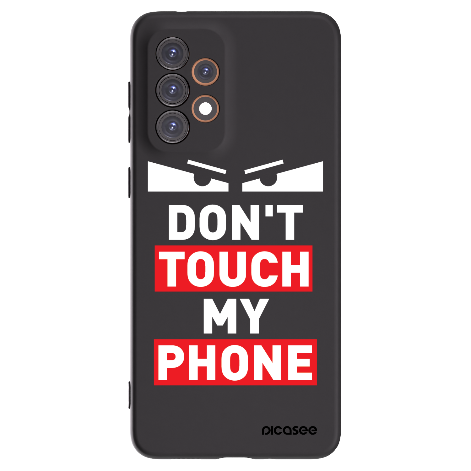 Picasee husă neagră din silicon pentru Samsung Galaxy A33 5G A336 - Shadow Eye - Transparent