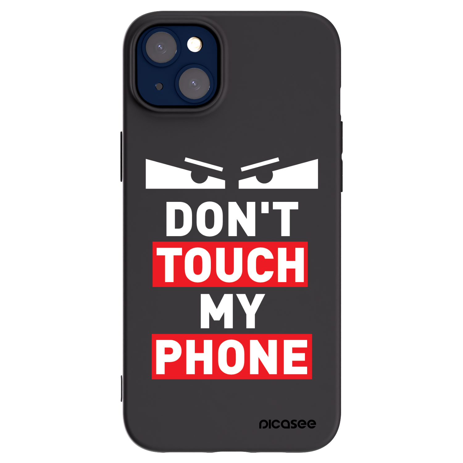 Picasee husă neagră din silicon pentru Apple iPhone 14 Plus - Shadow Eye - Transparent