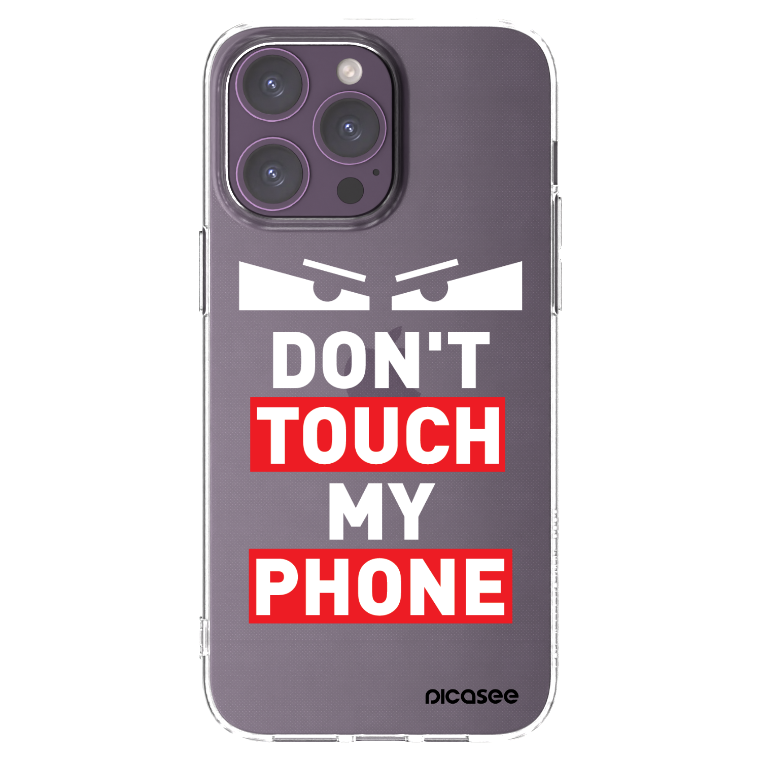 Picasee husă transparentă din silicon pentru Apple iPhone 14 Pro Max - Shadow Eye - Transparent