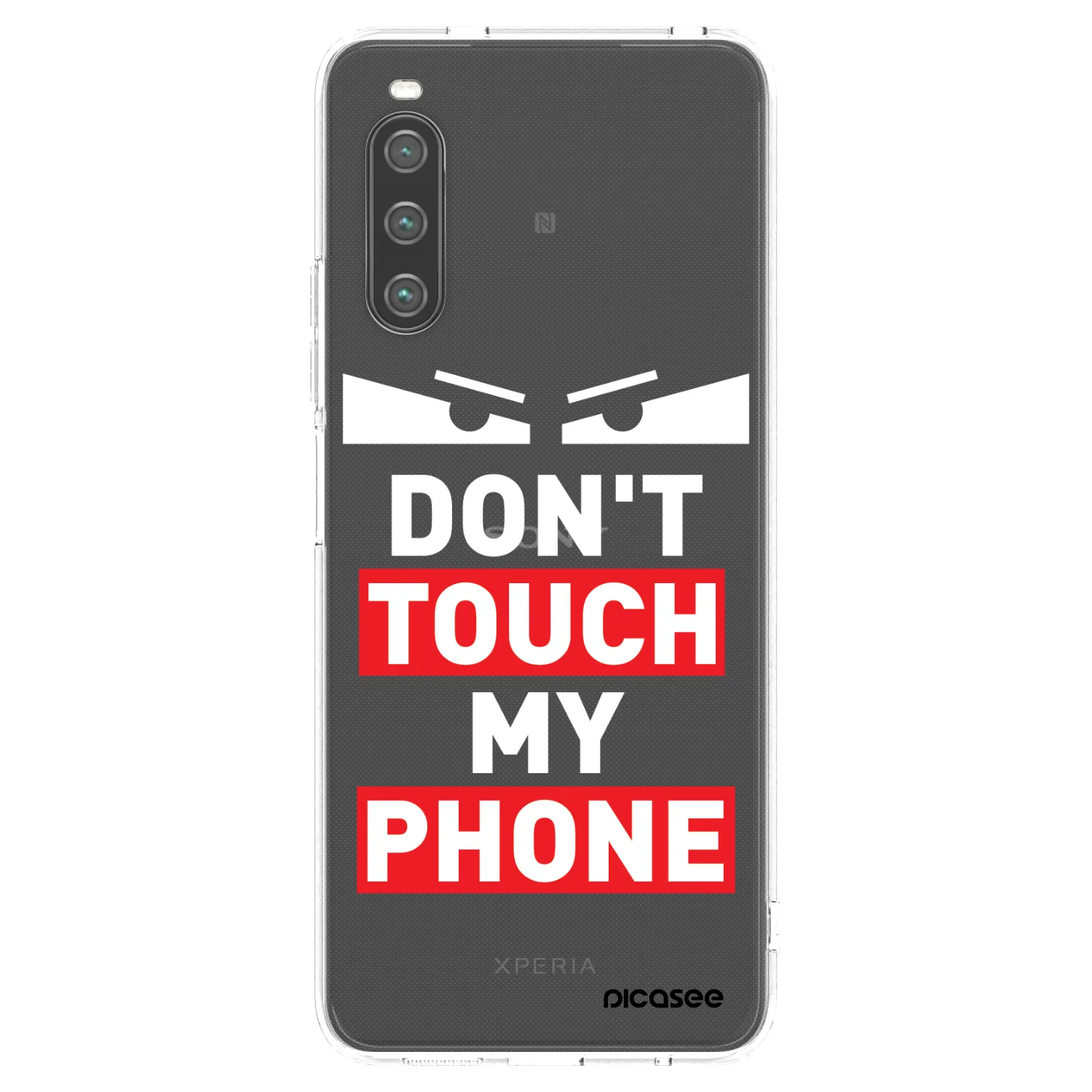 Picasee husă transparentă din silicon pentru Sony Xperia 10 IV 5G - Shadow Eye - Transparent