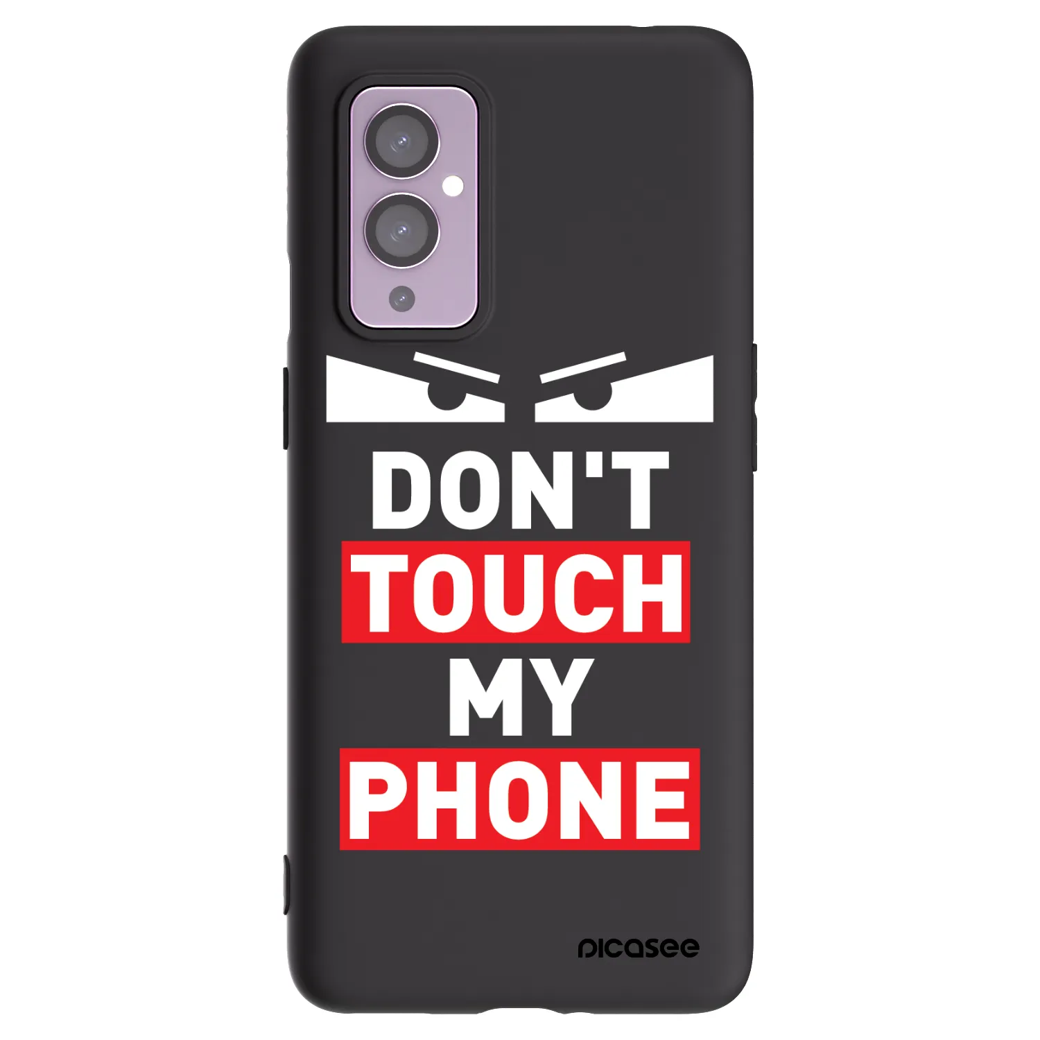 Picasee husă neagră din silicon pentru OnePlus 9 - Shadow Eye - Transparent