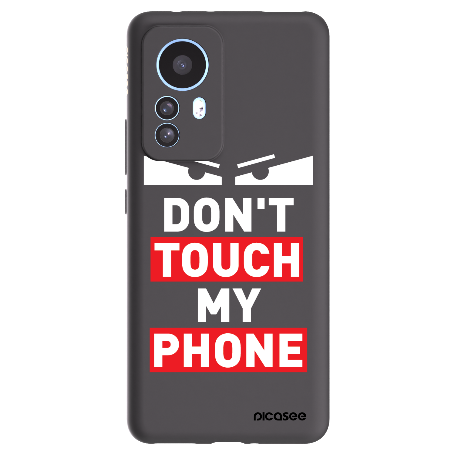 Picasee husă neagră din silicon pentru Xiaomi 12T - Shadow Eye - Transparent