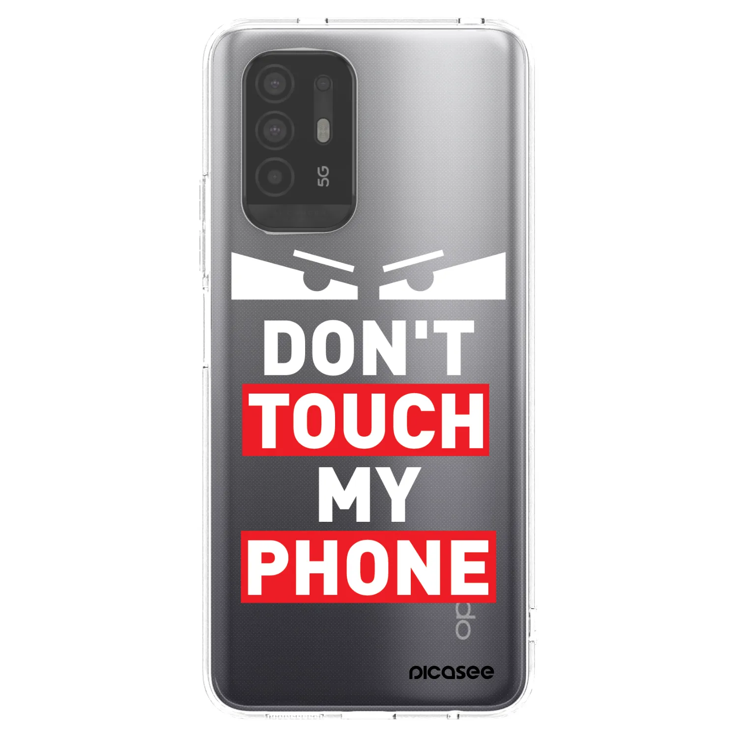 Picasee husă transparentă din silicon pentru OPPO A94 5G - Shadow Eye - Transparent