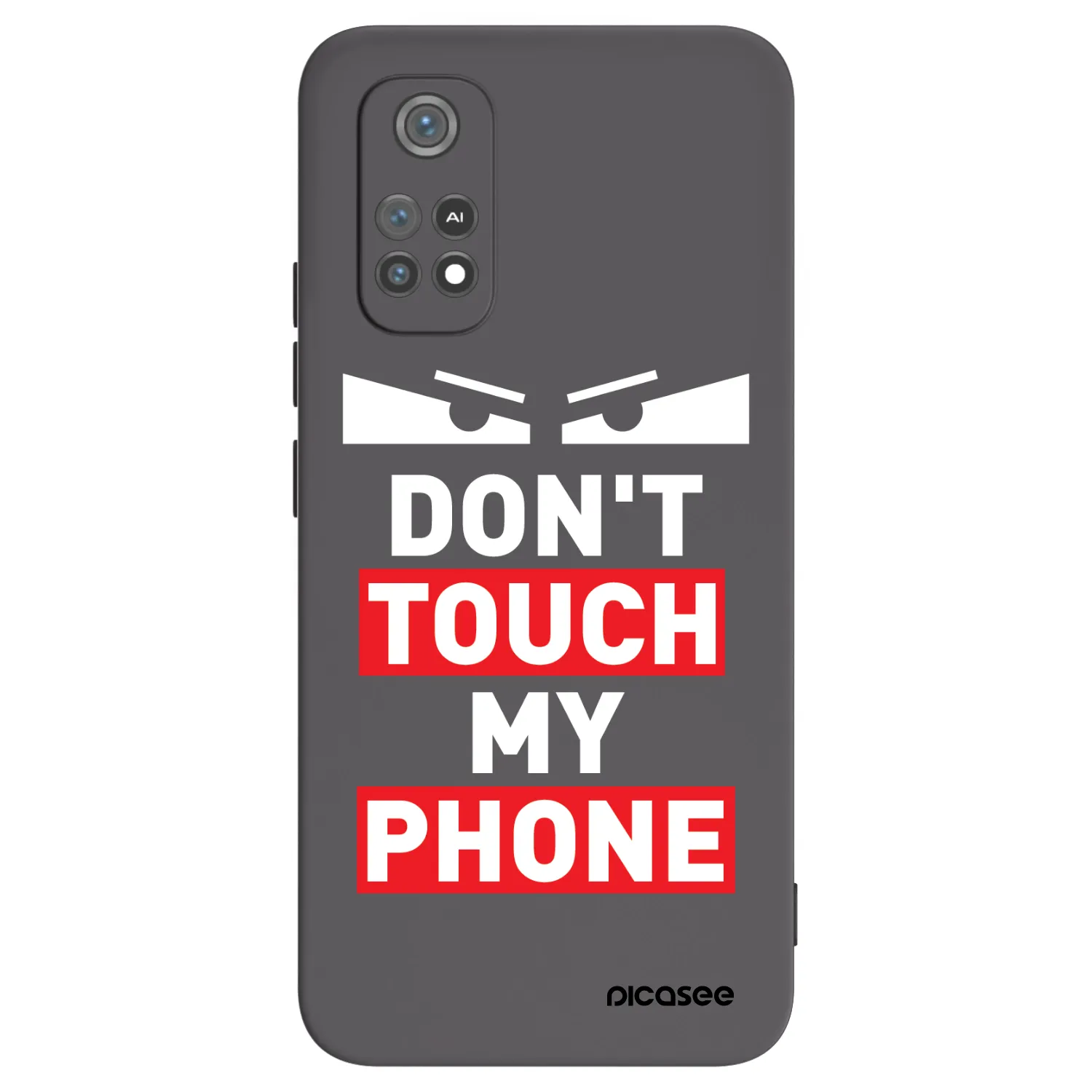 Picasee husă neagră din silicon pentru Xiaomi Poco M4 Pro - Shadow Eye - Transparent