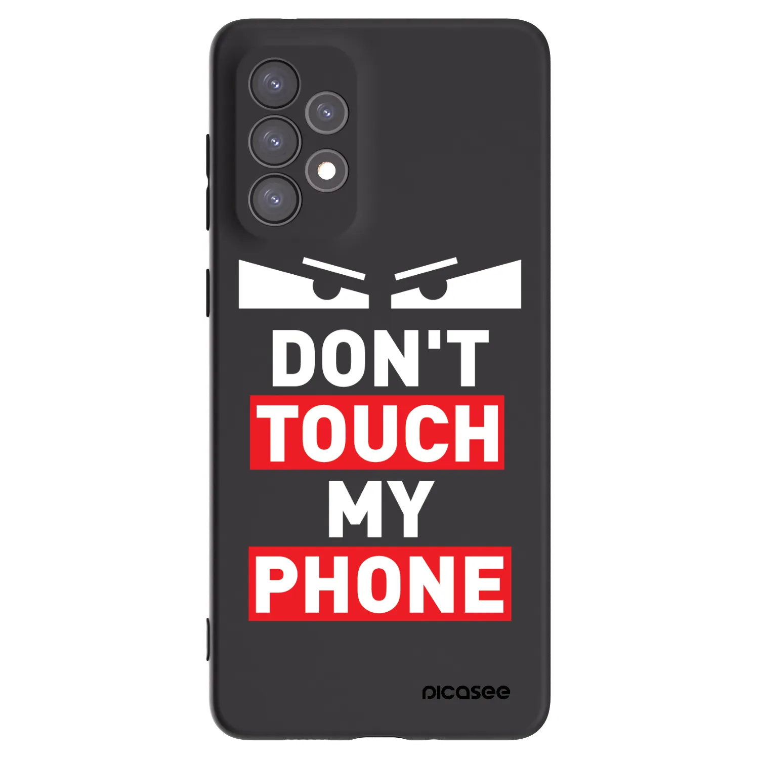 Picasee husă neagră din silicon pentru Samsung Galaxy A73 5G - Shadow Eye - Transparent