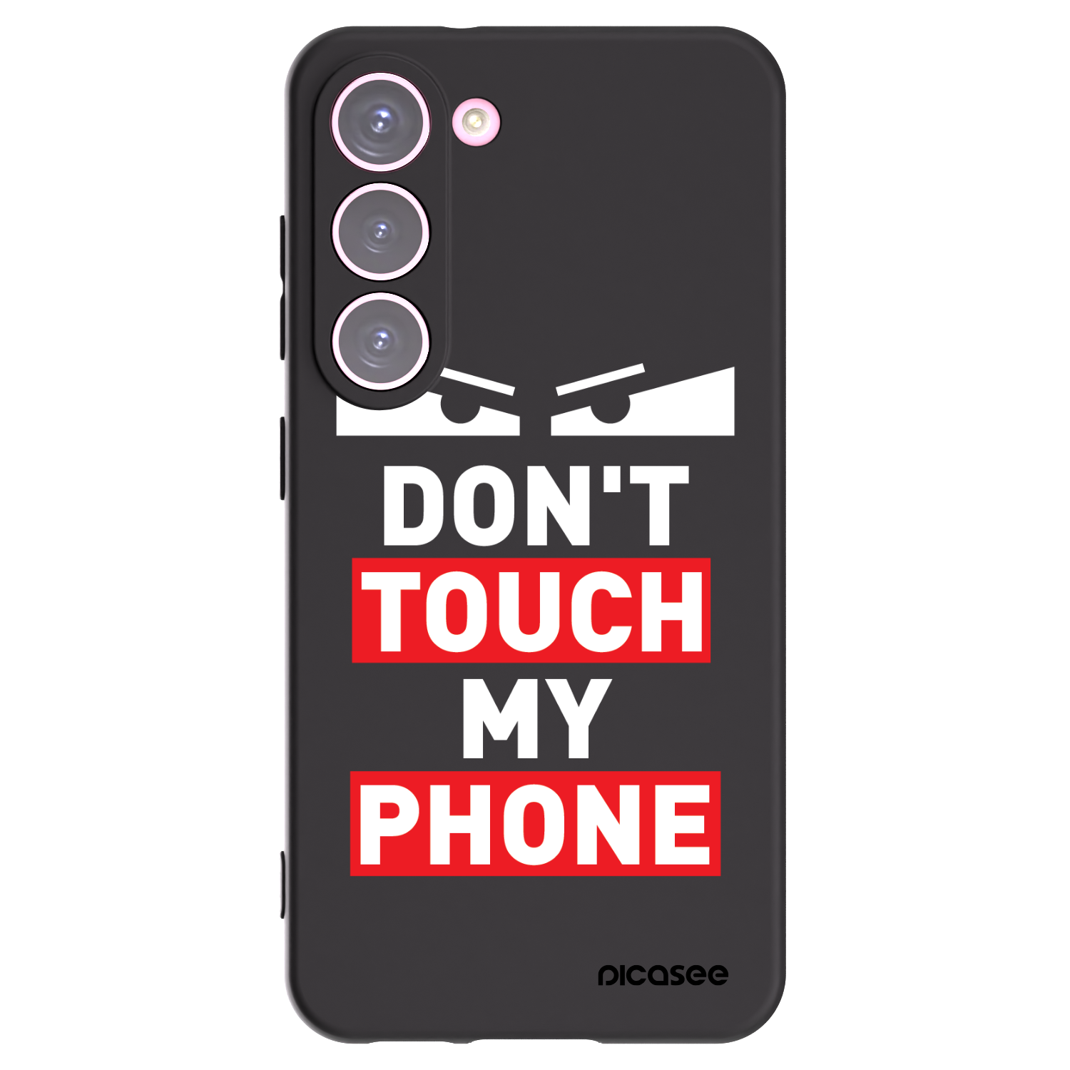 Picasee husă neagră din silicon pentru Samsung Galaxy S23 5G - Shadow Eye - Transparent