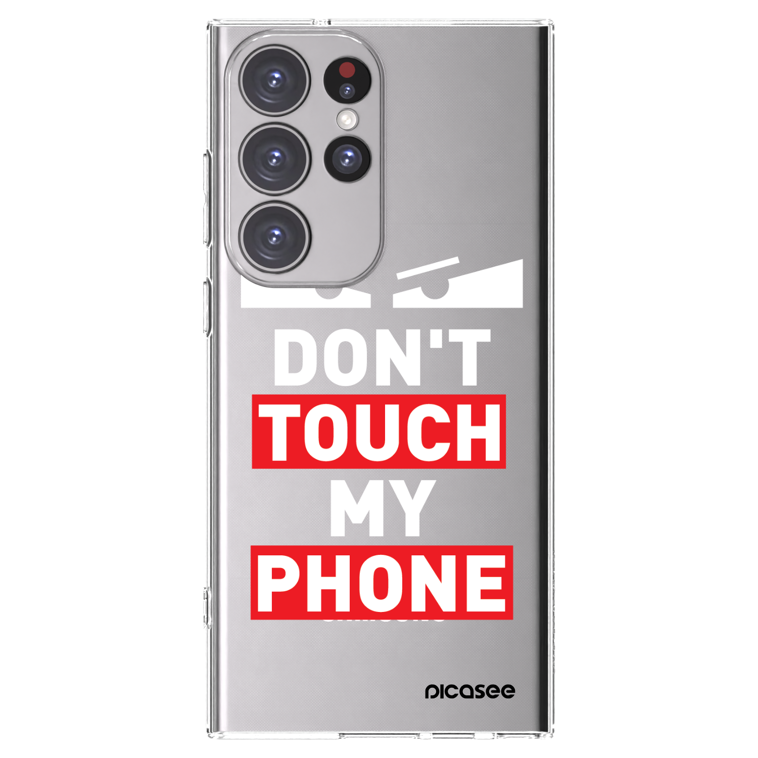 Picasee husă transparentă din silicon pentru Samsung Galaxy S23 Ultra 5G - Shadow Eye - Transparent