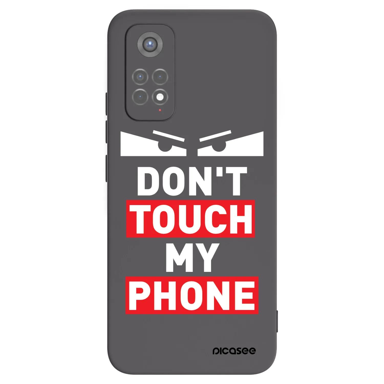 Picasee husă neagră din silicon pentru Xiaomi Redmi Note 11S 5G - Shadow Eye - Transparent