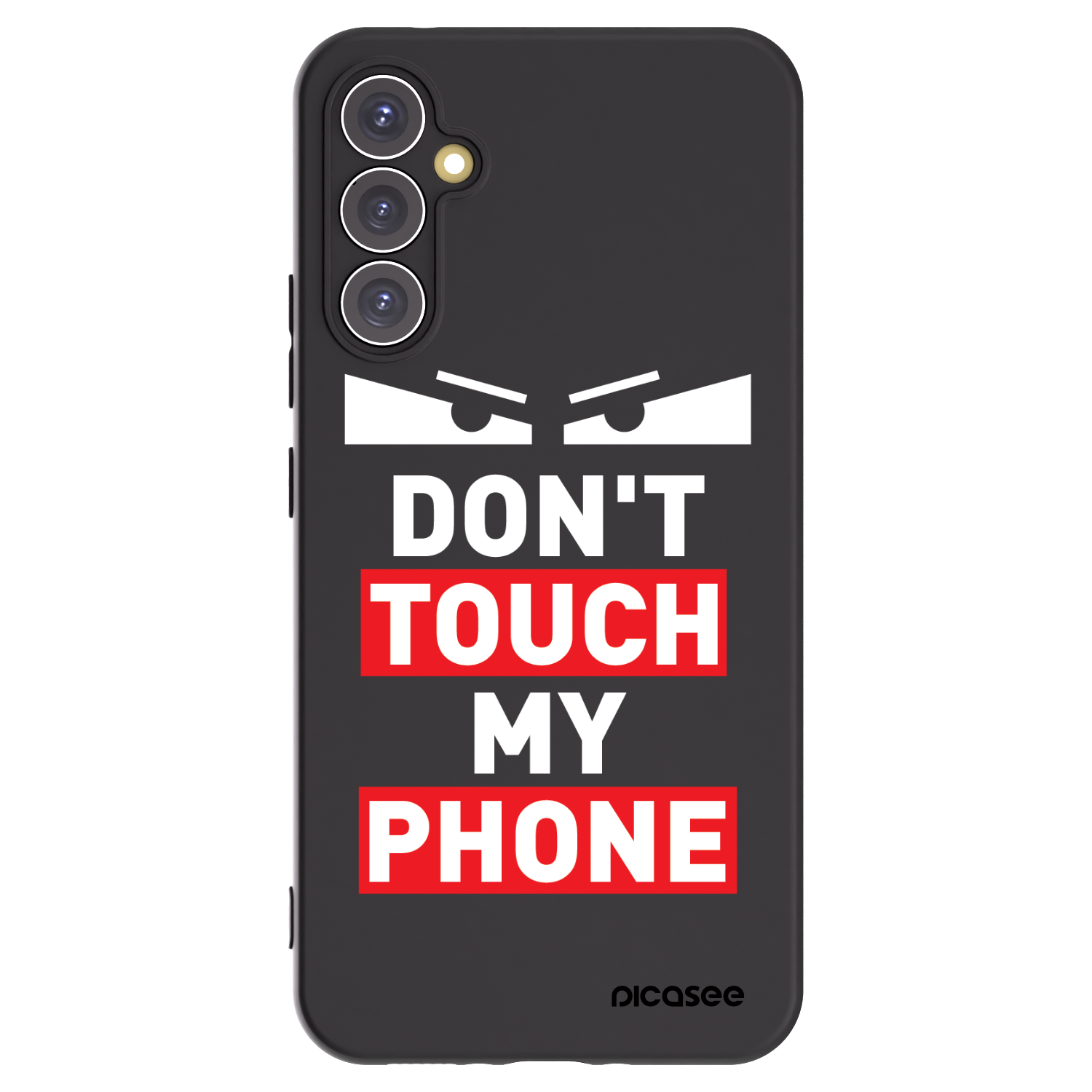 Picasee husă neagră din silicon pentru Samsung Galaxy A34 5G A346B - Shadow Eye - Transparent