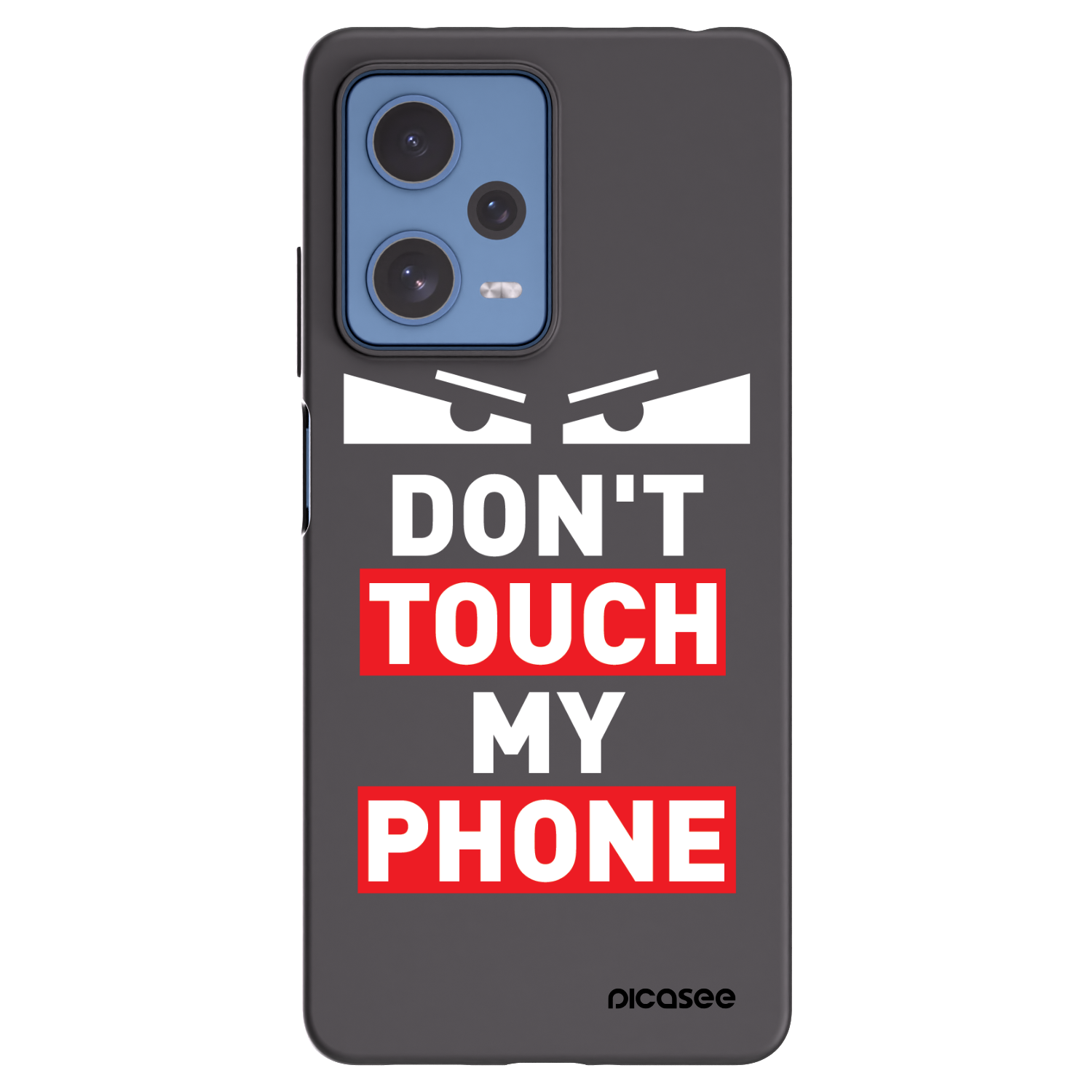 Picasee husă neagră din silicon pentru Xiaomi Redmi Note 12 Pro 5G - Shadow Eye - Transparent