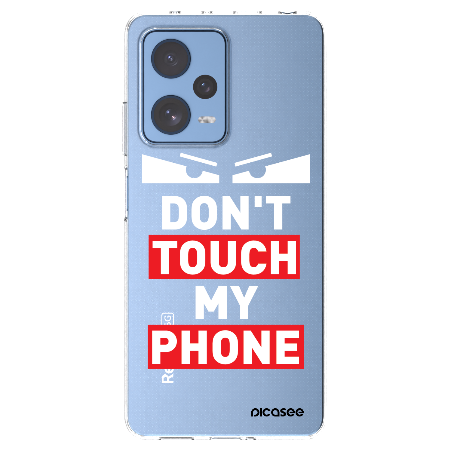 Picasee husă transparentă din silicon pentru Xiaomi Redmi Note 12 Pro 5G - Shadow Eye - Transparent