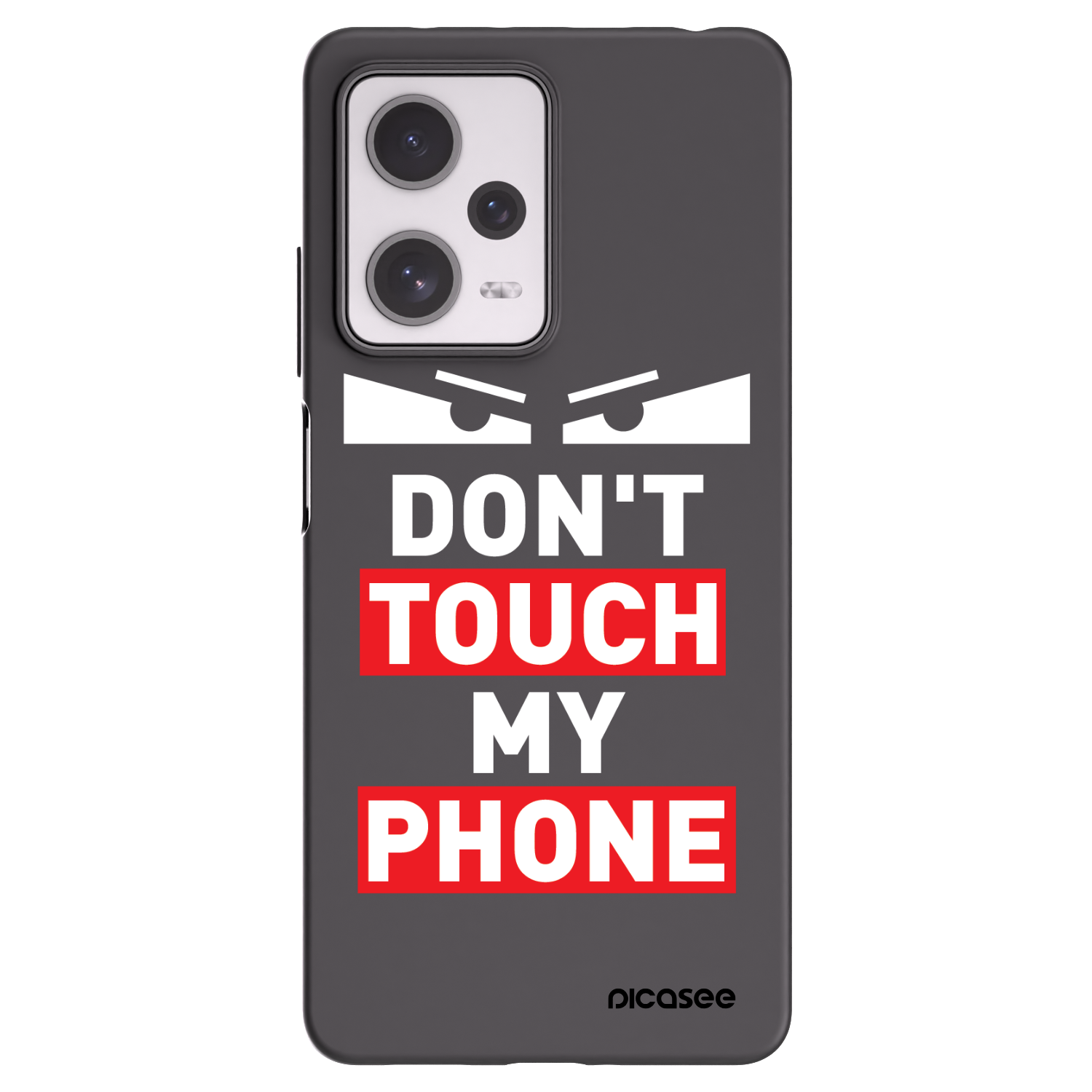 Picasee husă neagră din silicon pentru Xiaomi Redmi Note 12 Pro+ 5G - Shadow Eye - Transparent