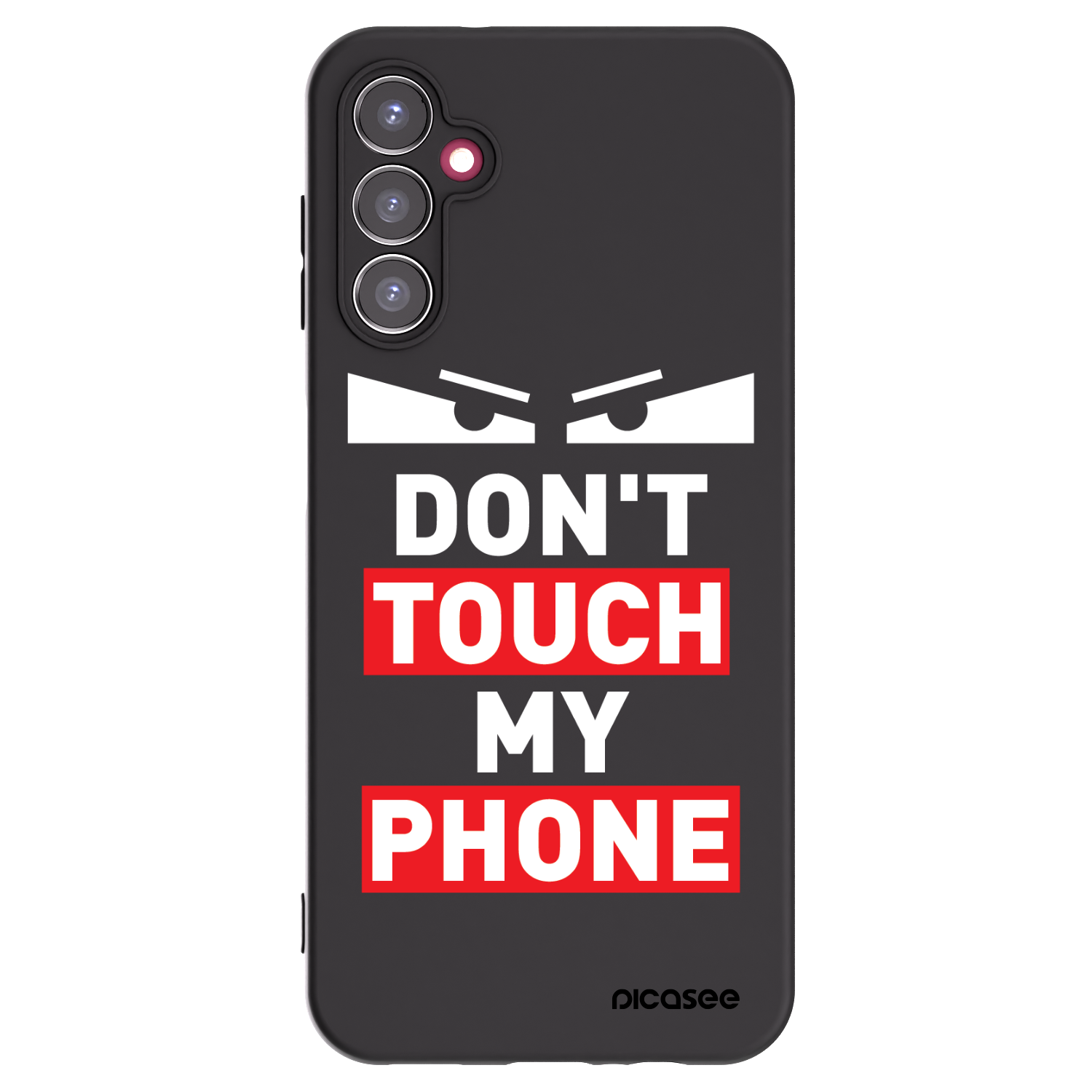 Picasee husă neagră din silicon pentru Samsung Galaxy A14 4G A145R - Shadow Eye - Transparent