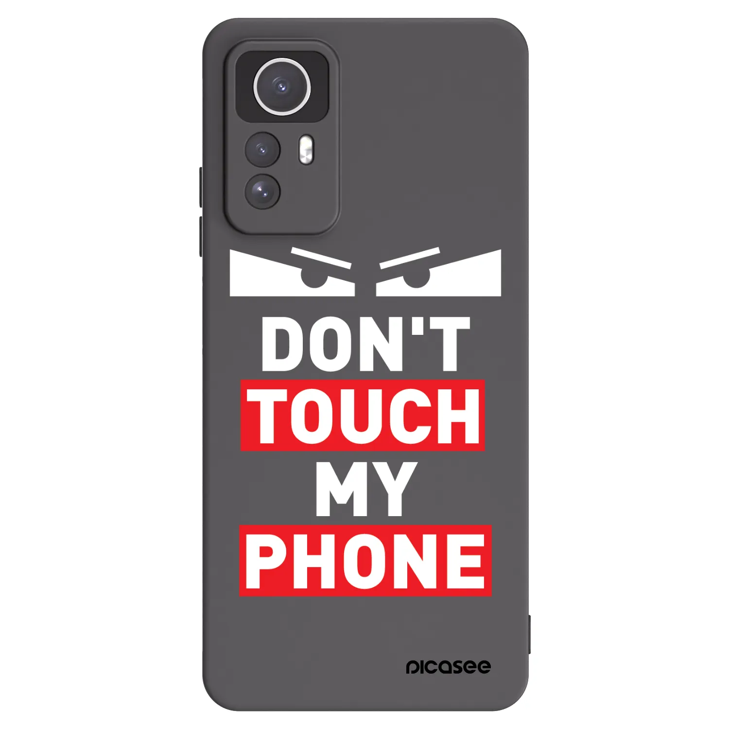 Picasee husă neagră din silicon pentru Xiaomi Redmi Note 12S - Shadow Eye - Transparent