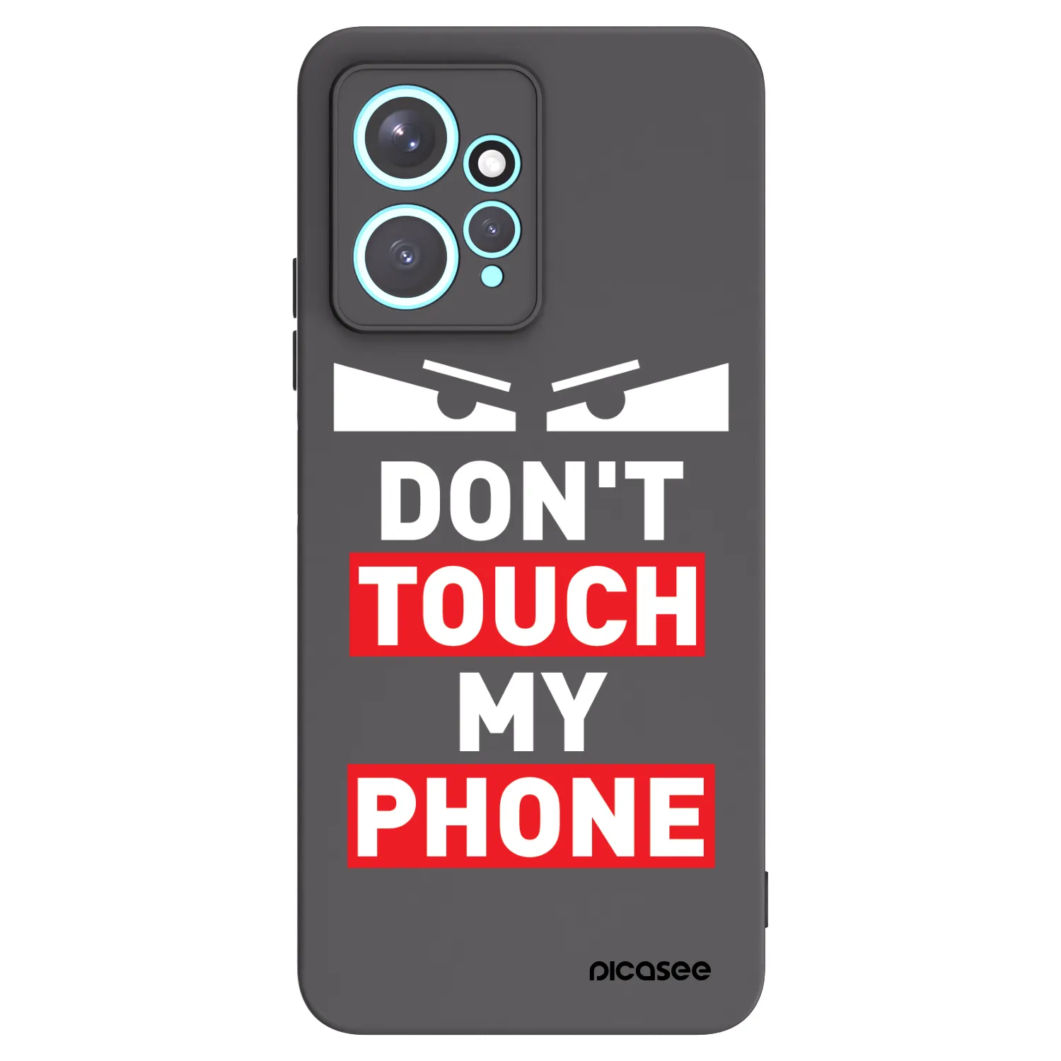 Picasee husă neagră din silicon pentru Xiaomi Redmi Note 12 4G - Shadow Eye - Transparent