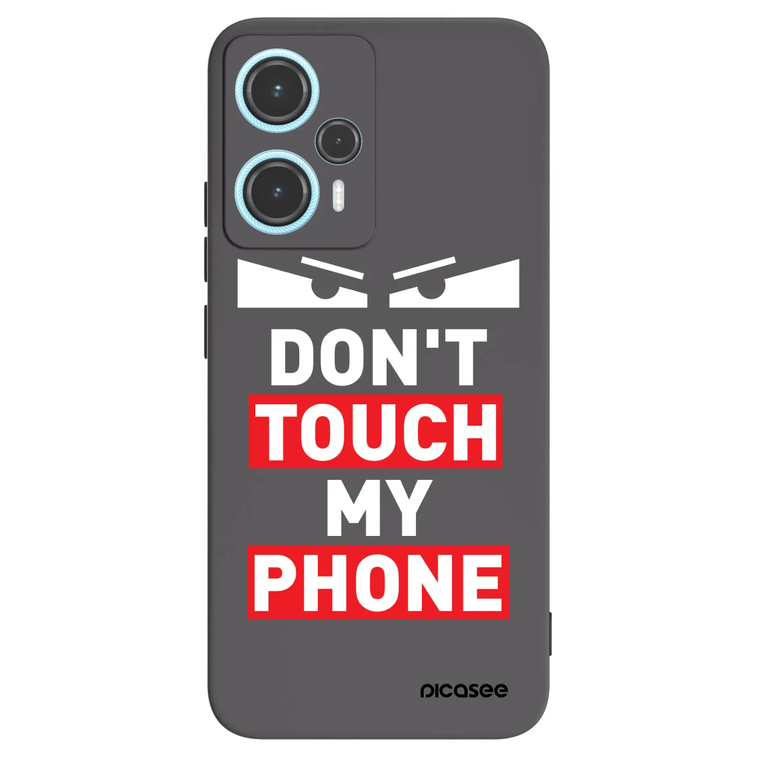 Picasee husă neagră din silicon pentru Xiaomi Poco F5 - Shadow Eye - Transparent